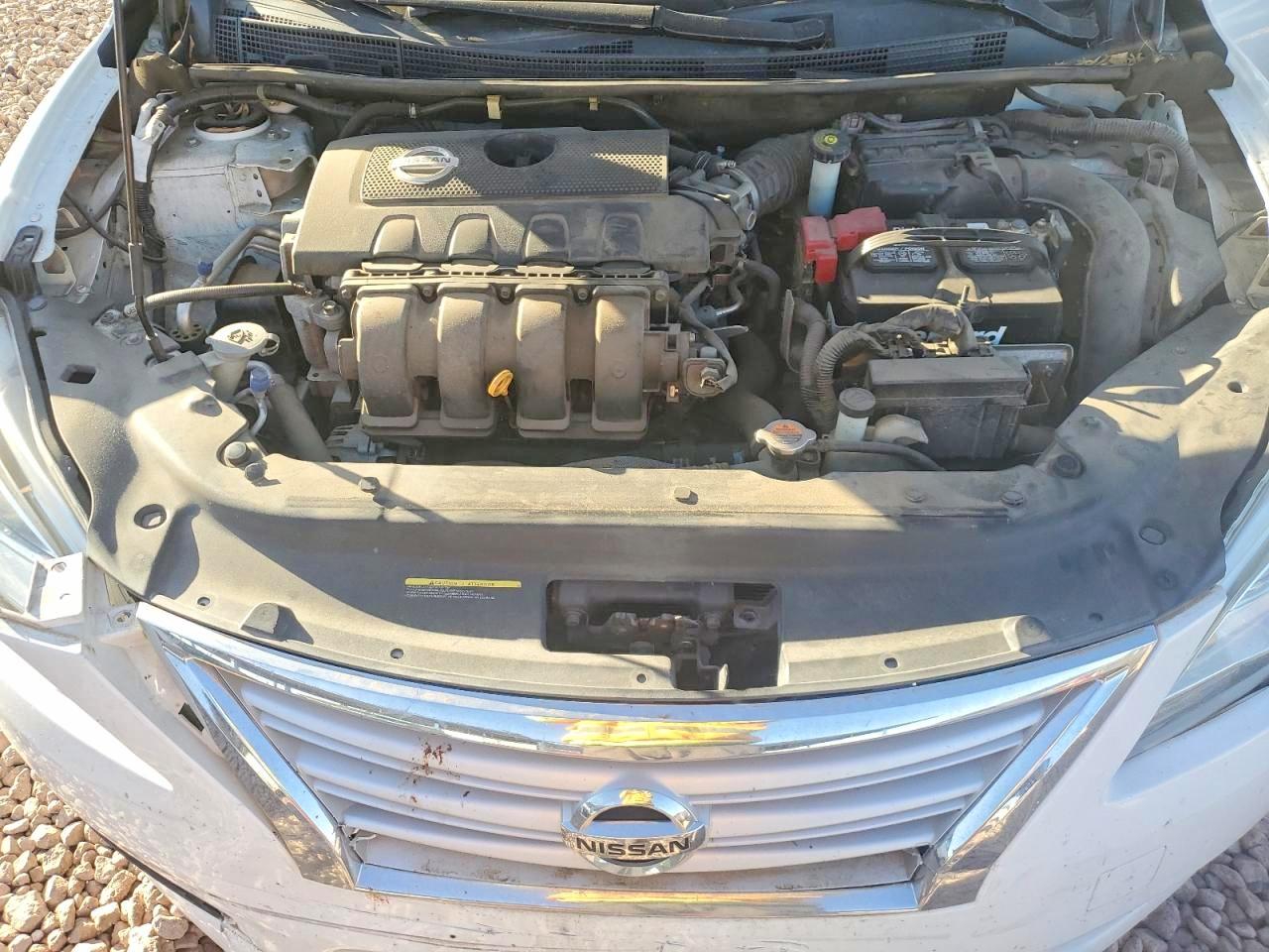 2015 Nissan Sentra S White vin: 3N1AB7AP6FY249536