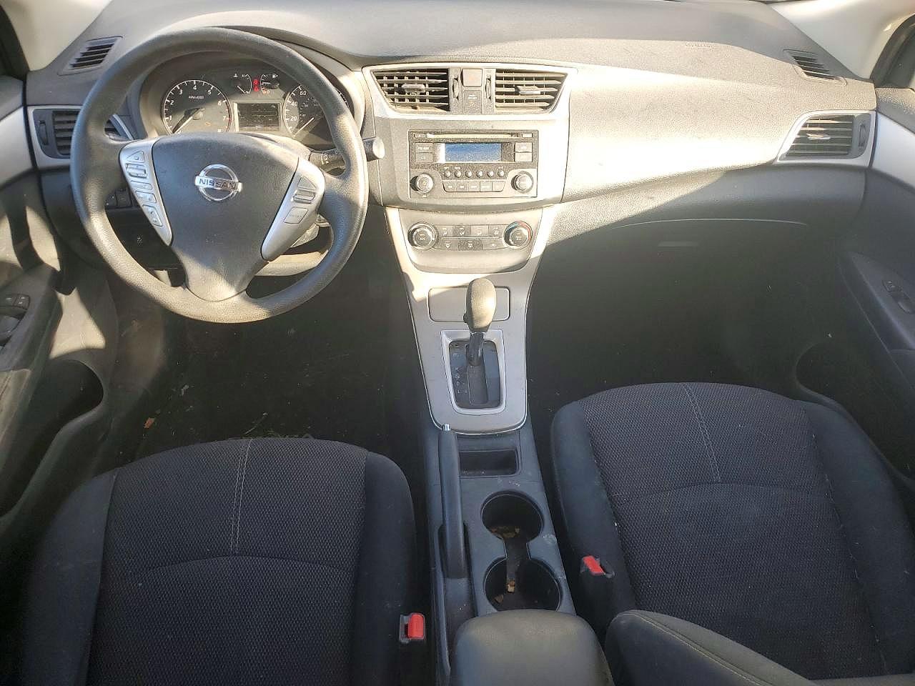 2015 Nissan Sentra S White vin: 3N1AB7AP6FY249536