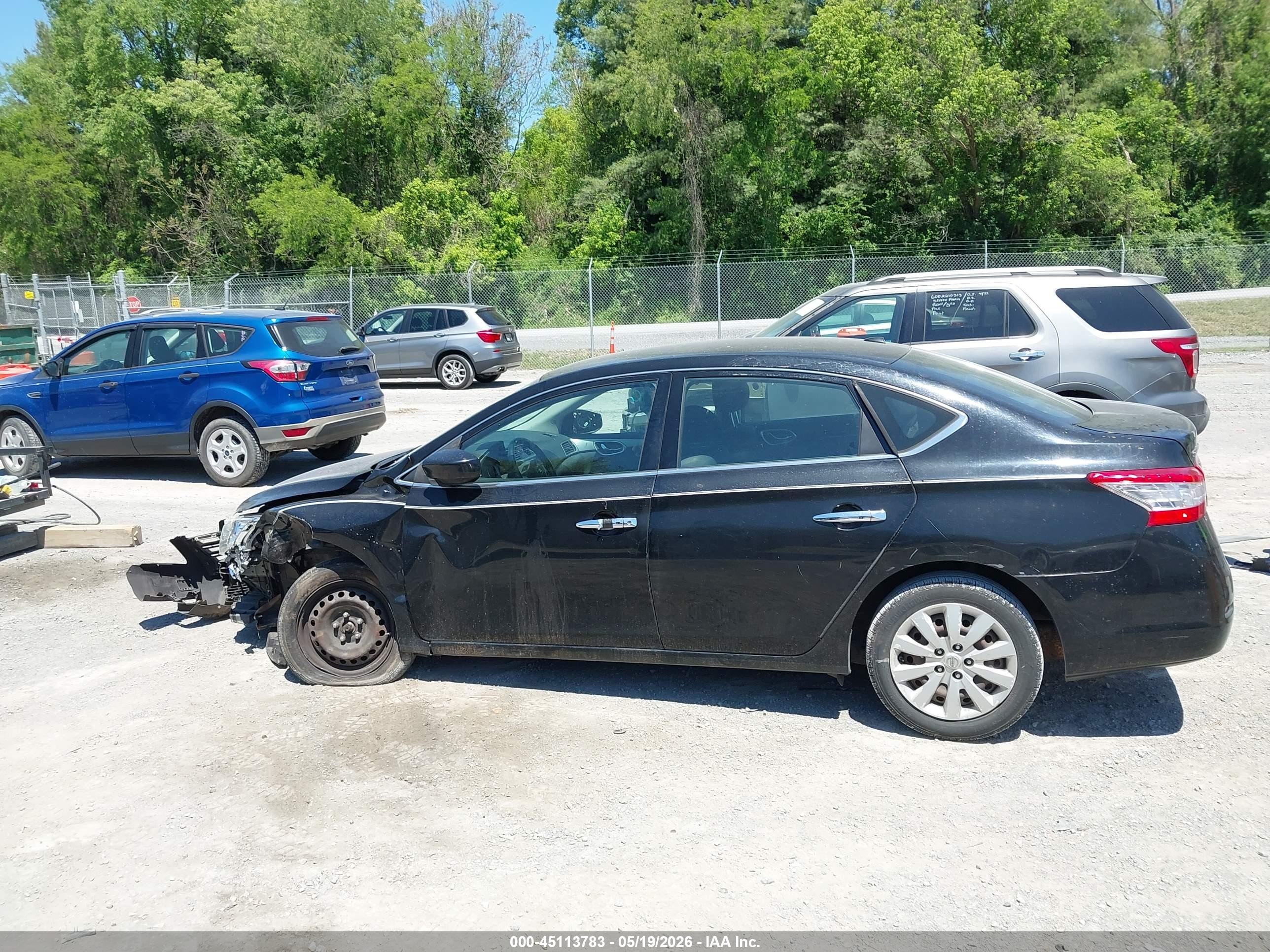 2015 Nissan Sentra Fe+ S/s/sl/sr/sv Черный vin: 3N1AB7AP6FY250573