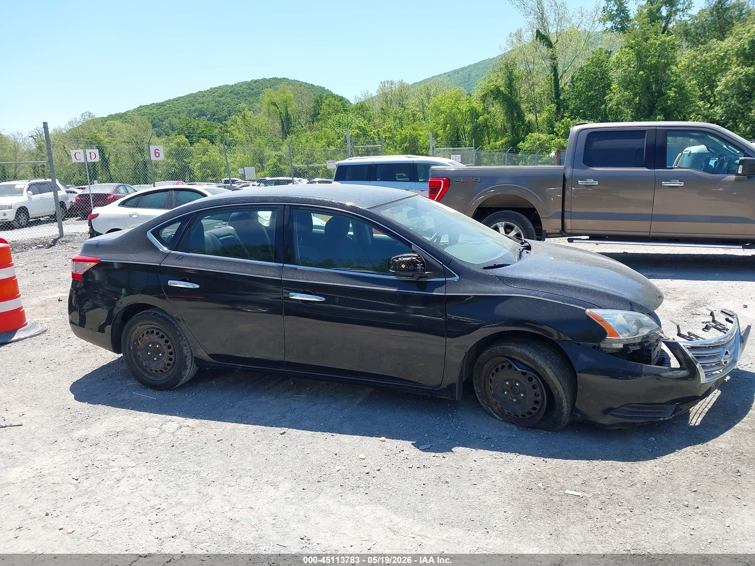 2015 Nissan Sentra Fe+ S/s/sl/sr/sv Черный vin: 3N1AB7AP6FY250573