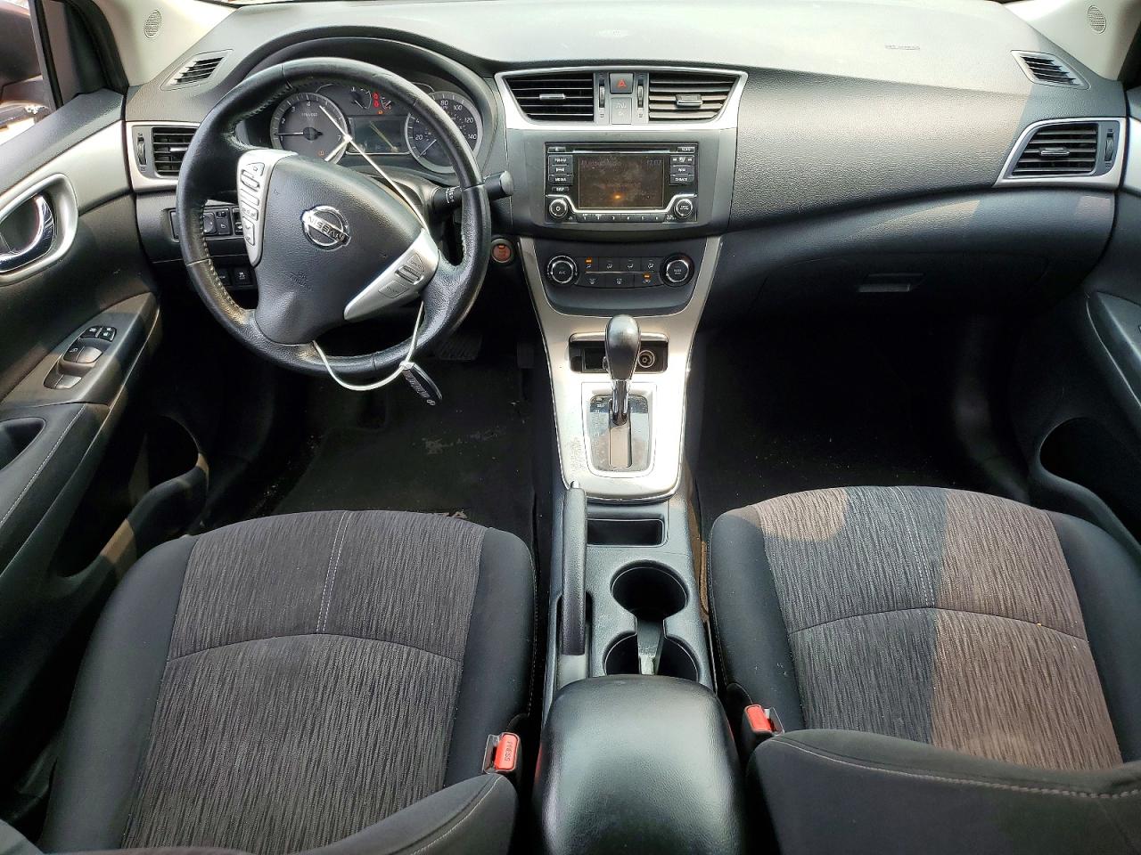 2015 Nissan Sentra Sv Red vin: 3N1AB7AP6FY252629