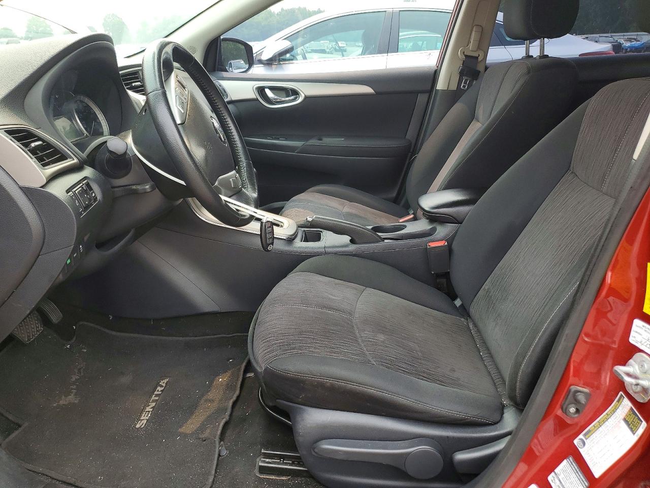 2015 Nissan Sentra Sv Red vin: 3N1AB7AP6FY252629