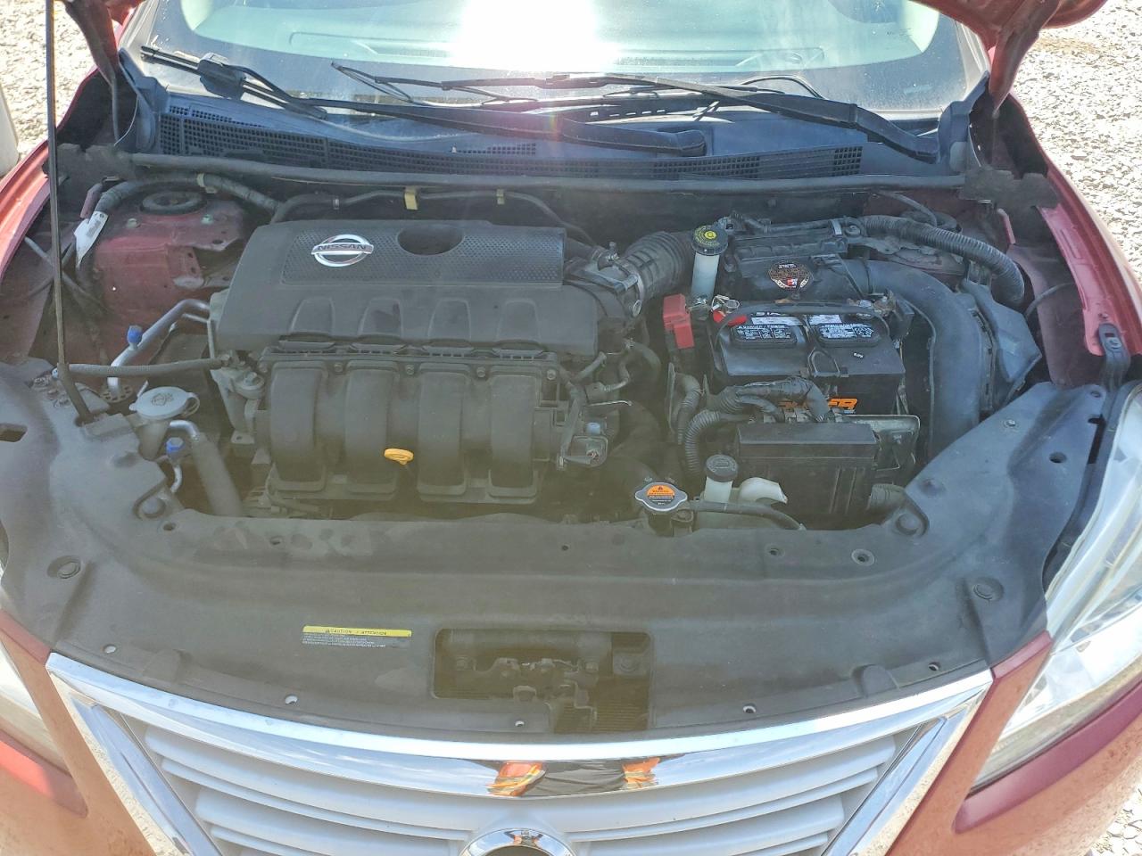 2015 Nissan Sentra Sv Red vin: 3N1AB7AP6FY253506