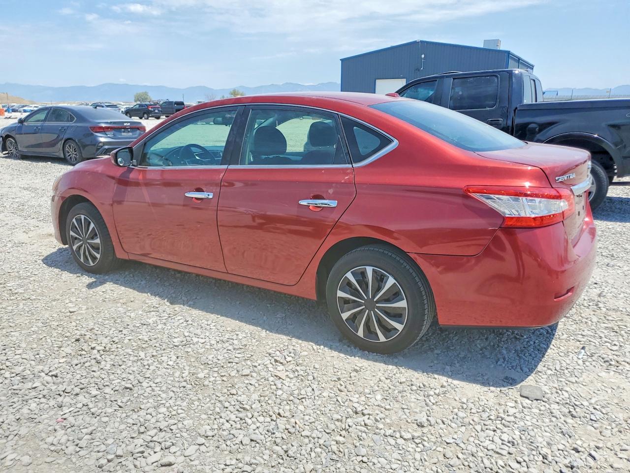 2015 Nissan Sentra Sv Red vin: 3N1AB7AP6FY253506