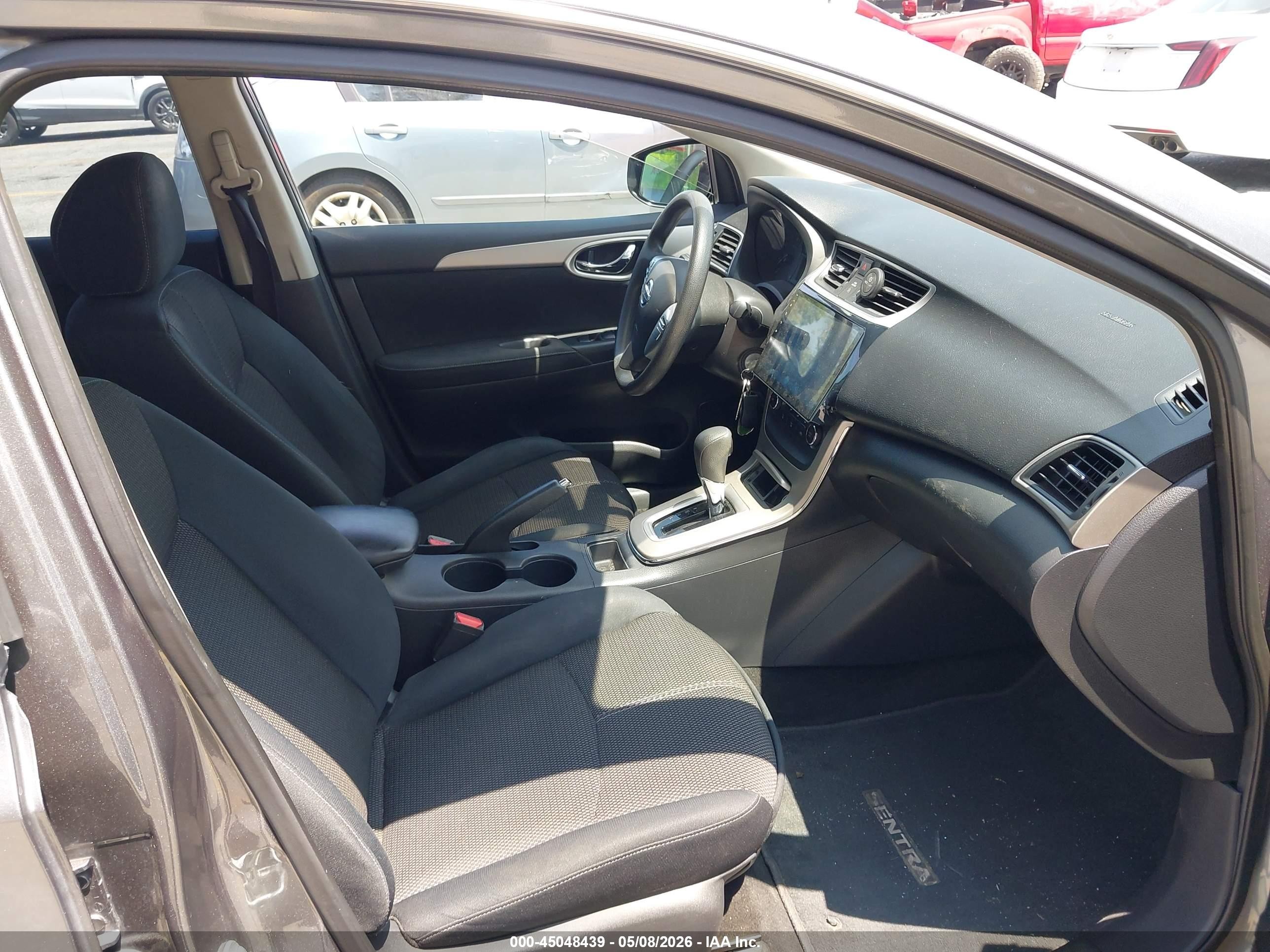 2015 Nissan Sentra S Gray vin: 3N1AB7AP6FY257474