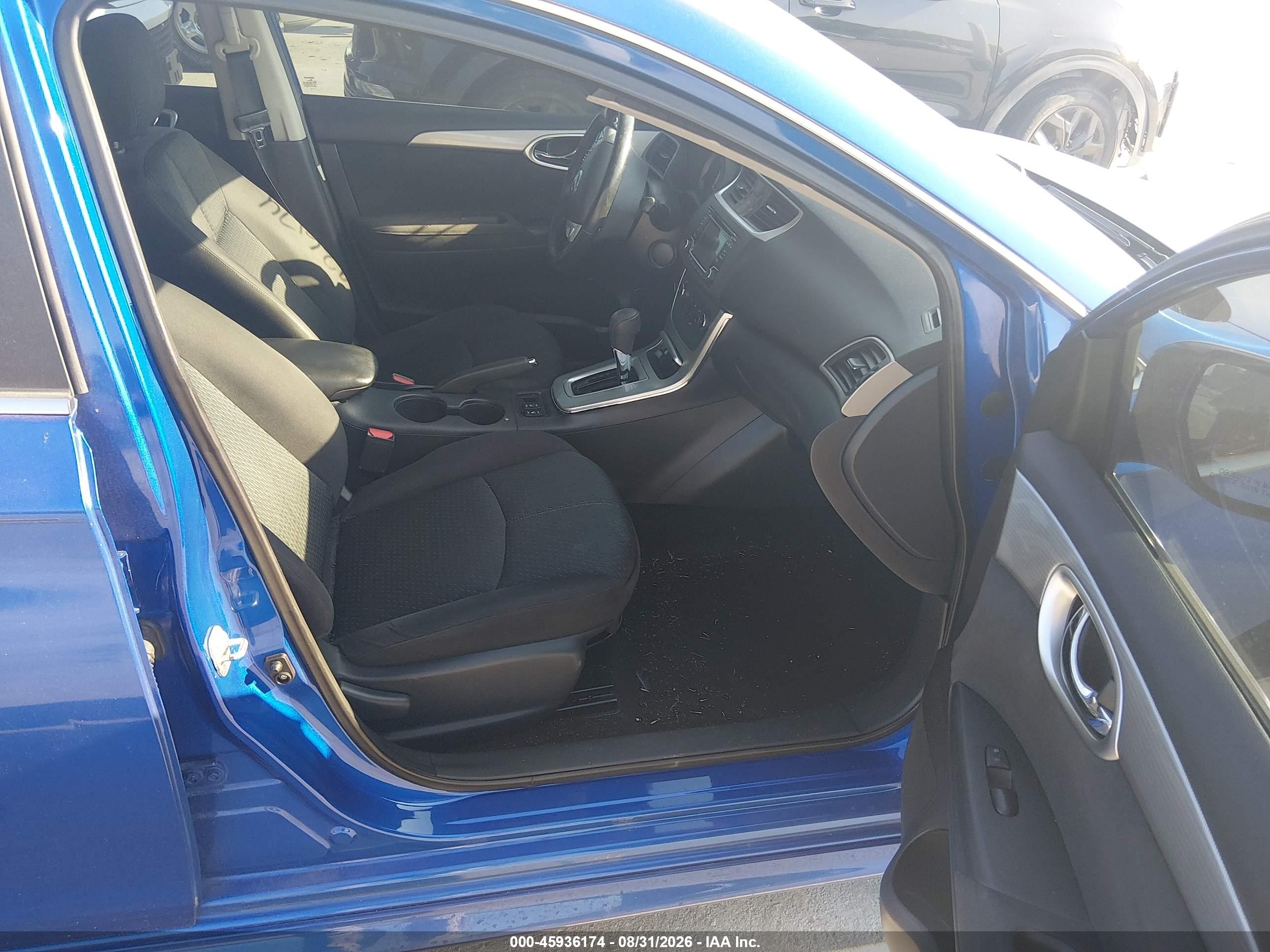 2015 Nissan Sentra Sr Blue vin: 3N1AB7AP6FY261699