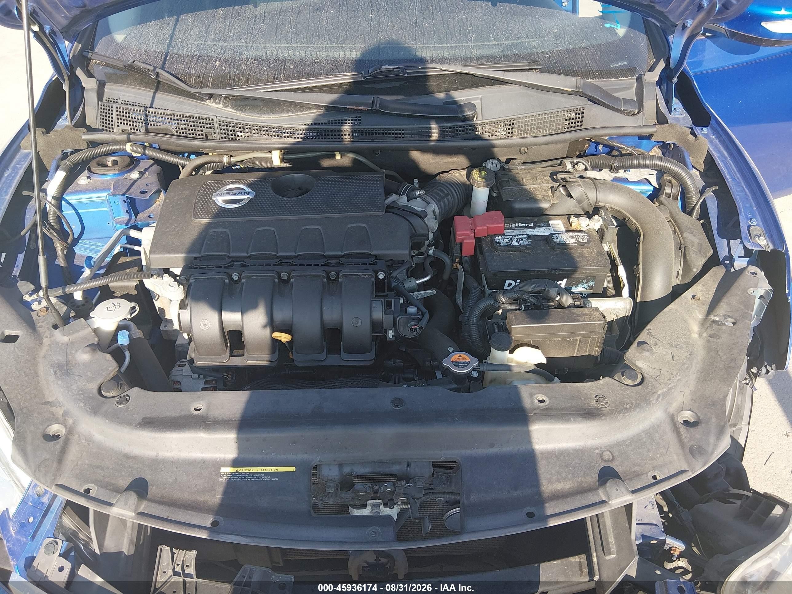 2015 Nissan Sentra Sr Blue vin: 3N1AB7AP6FY261699