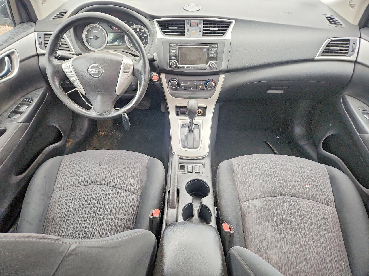 2015 Nissan Sentra Sv Gray vin: 3N1AB7AP6FY262044