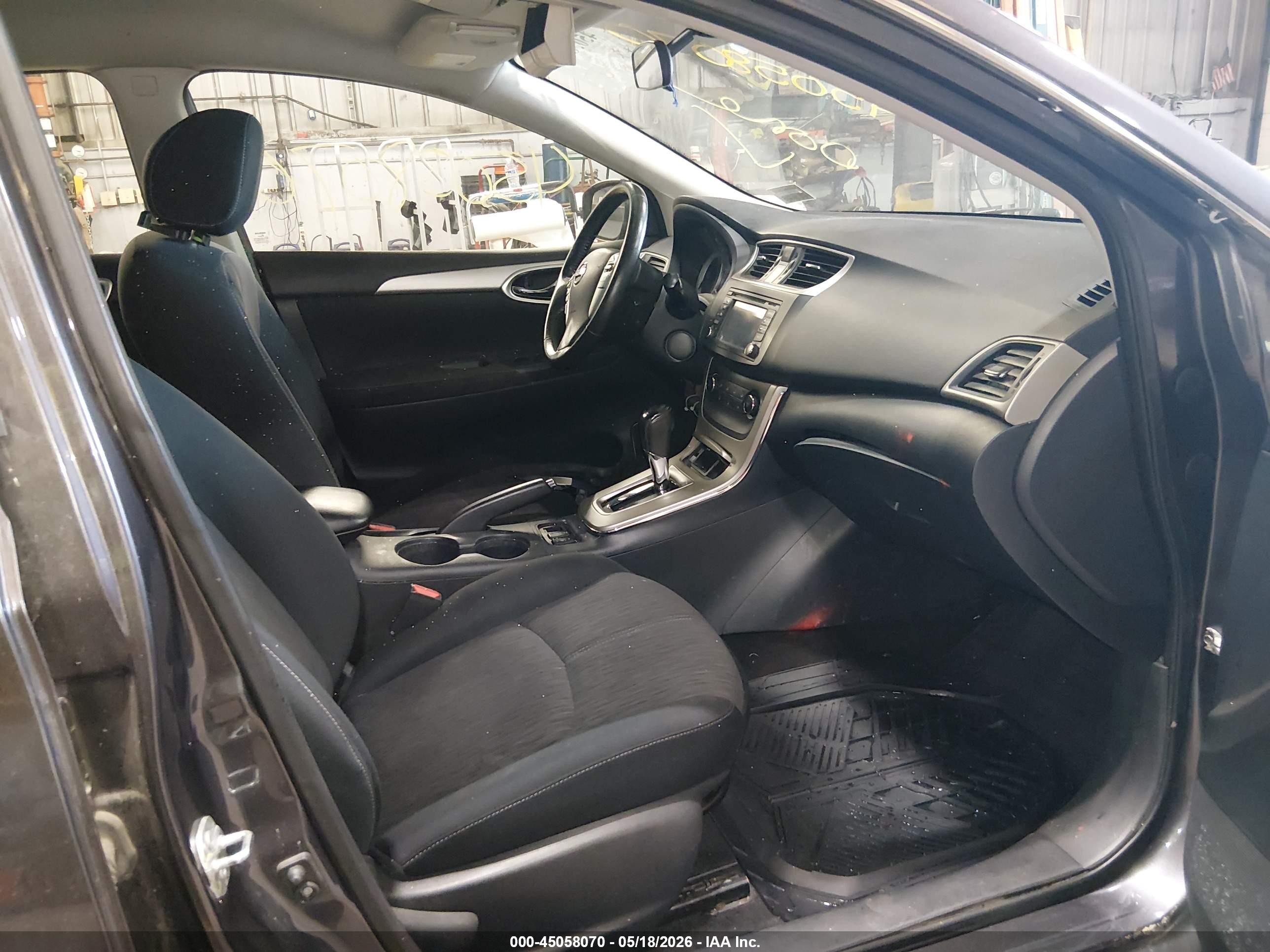 2015 Nissan Sentra Sv Gray vin: 3N1AB7AP6FY263386