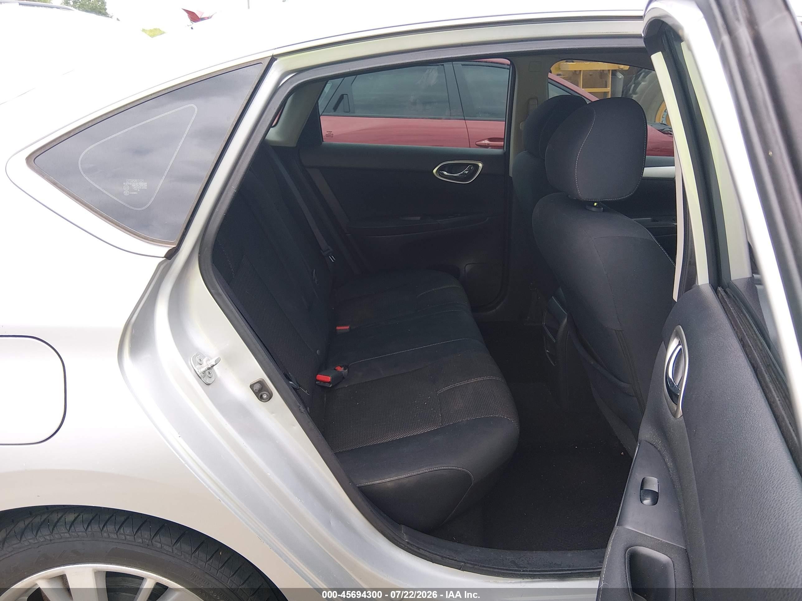 2015 Nissan Sentra S Silver vin: 3N1AB7AP6FY266384