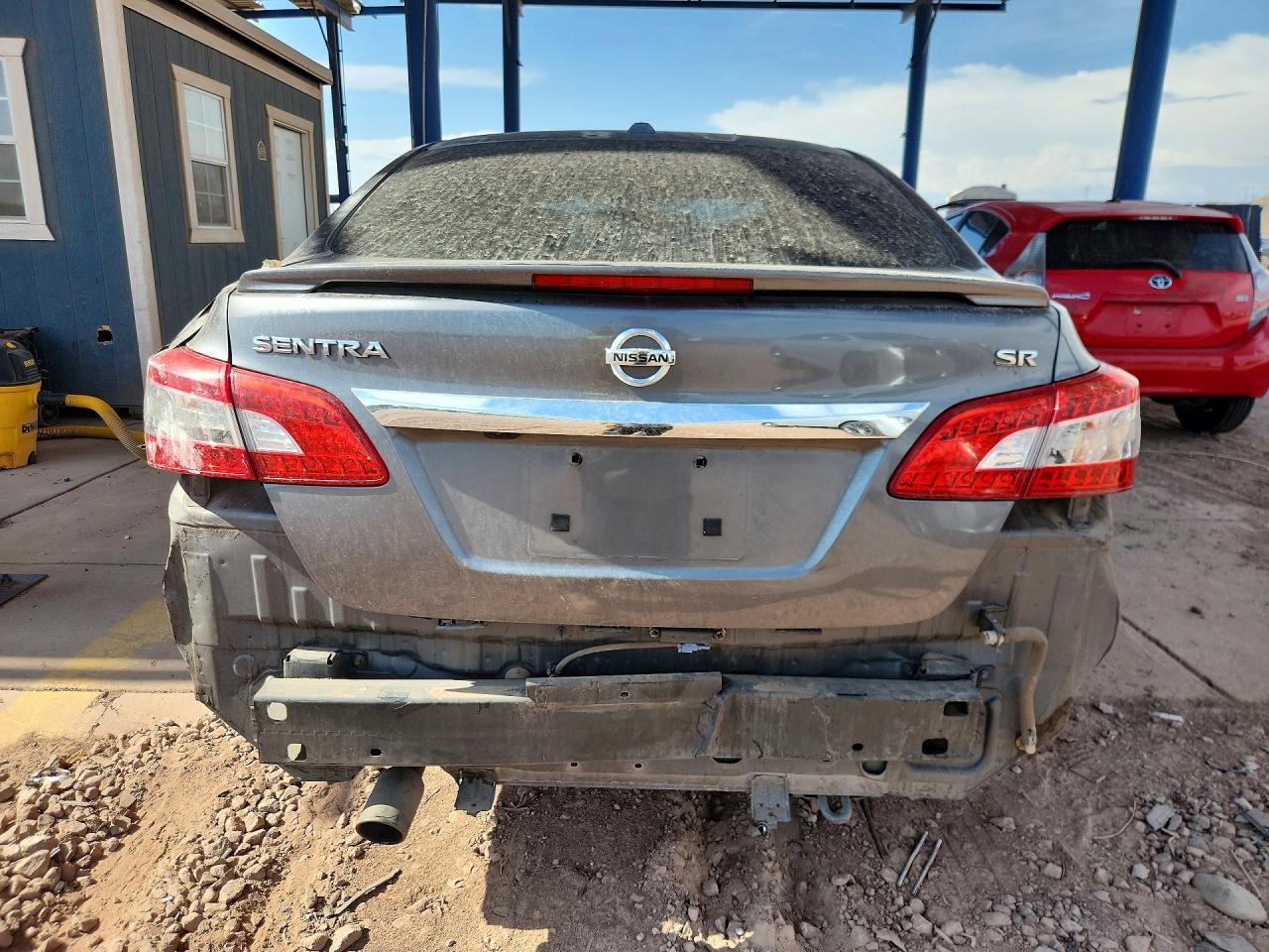 2015 Nissan Sentra Серый vin: 3N1AB7AP6FY268135