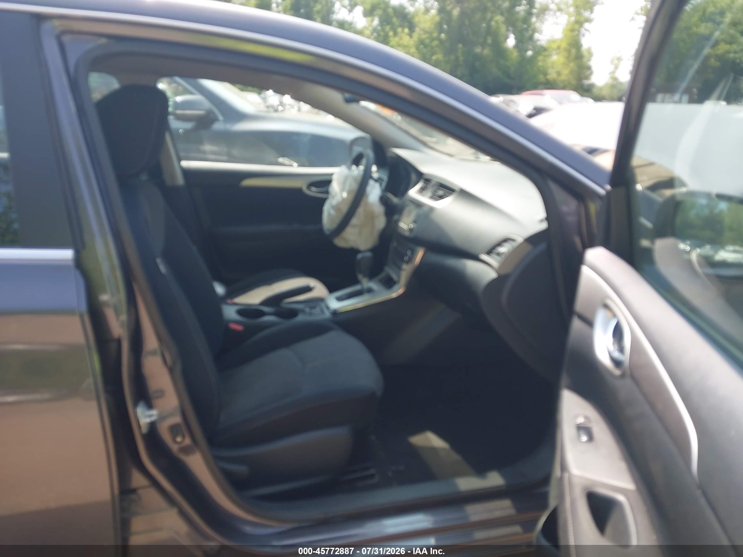 2015 Nissan Sentra Sv Серый vin: 3N1AB7AP6FY271357