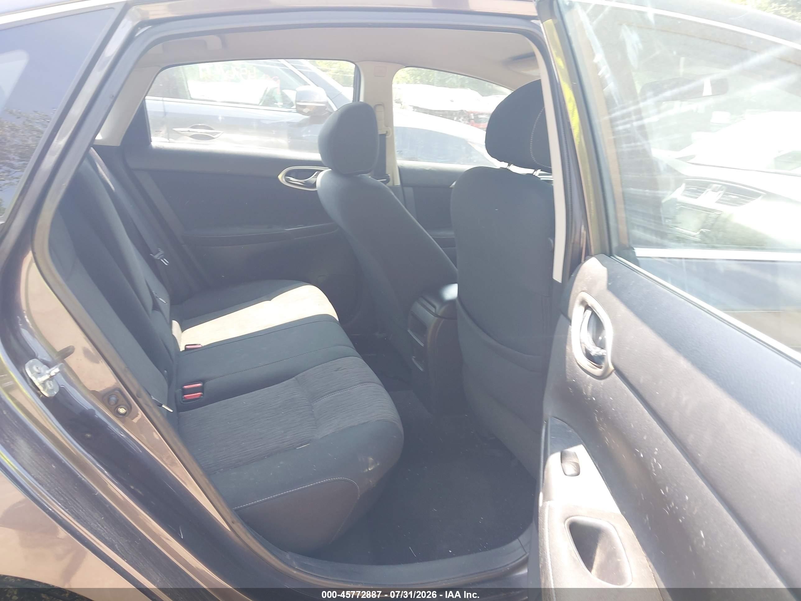 2015 Nissan Sentra Sv Серый vin: 3N1AB7AP6FY271357