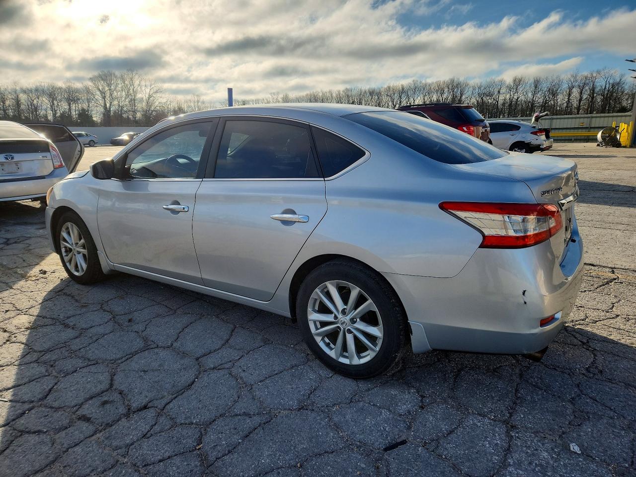 2015 Nissan Sentra S Silver vin: 3N1AB7AP6FY273173