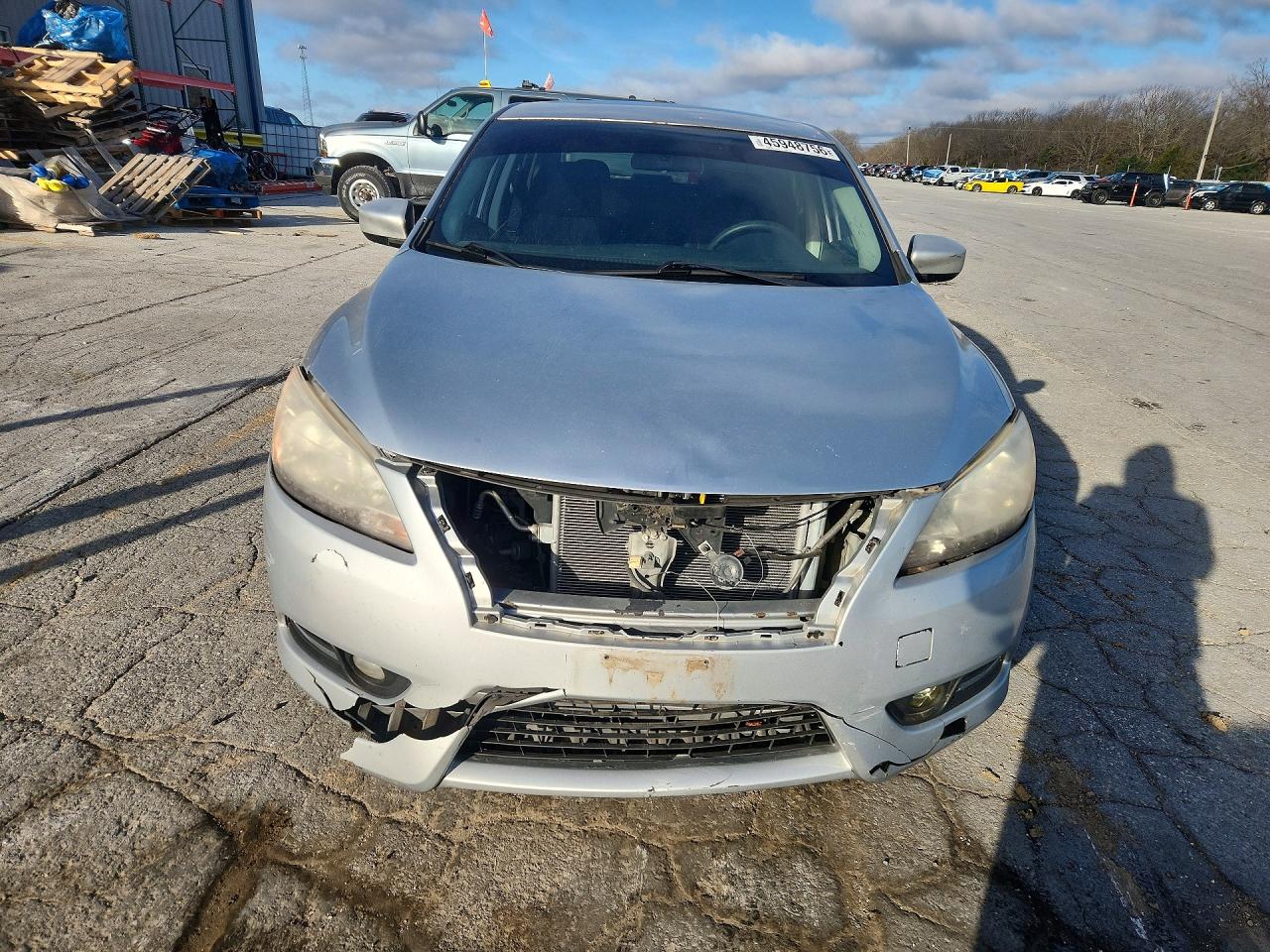 2015 Nissan Sentra S Silver vin: 3N1AB7AP6FY273173