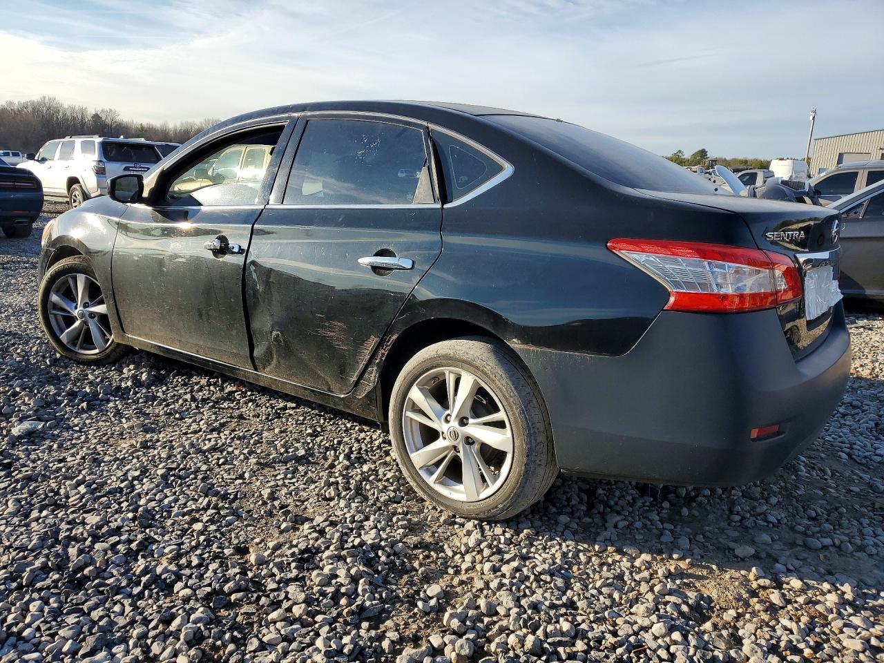 2015 Nissan Sentra S Black vin: 3N1AB7AP6FY277952