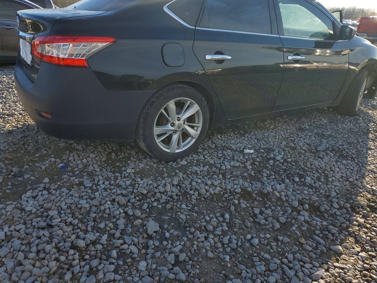 2015 Nissan Sentra S Black vin: 3N1AB7AP6FY277952