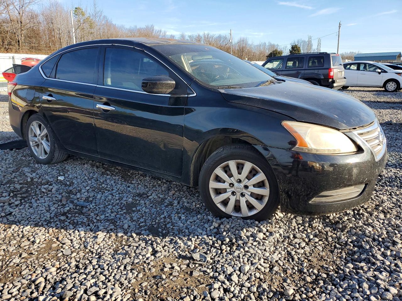 2015 Nissan Sentra S Black vin: 3N1AB7AP6FY277952