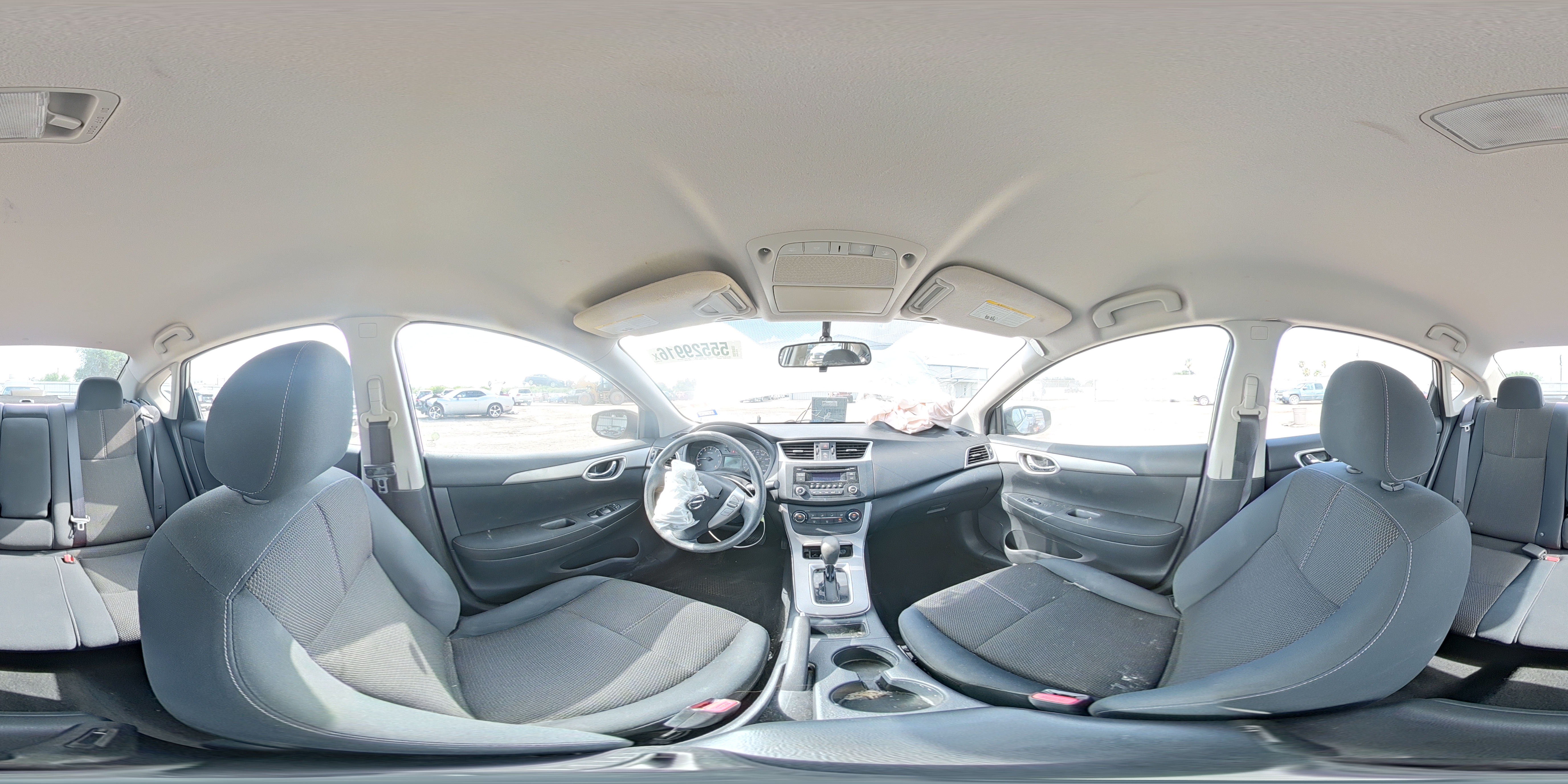 2015 Nissan Sentra S Серебряный vin: 3N1AB7AP6FY278518