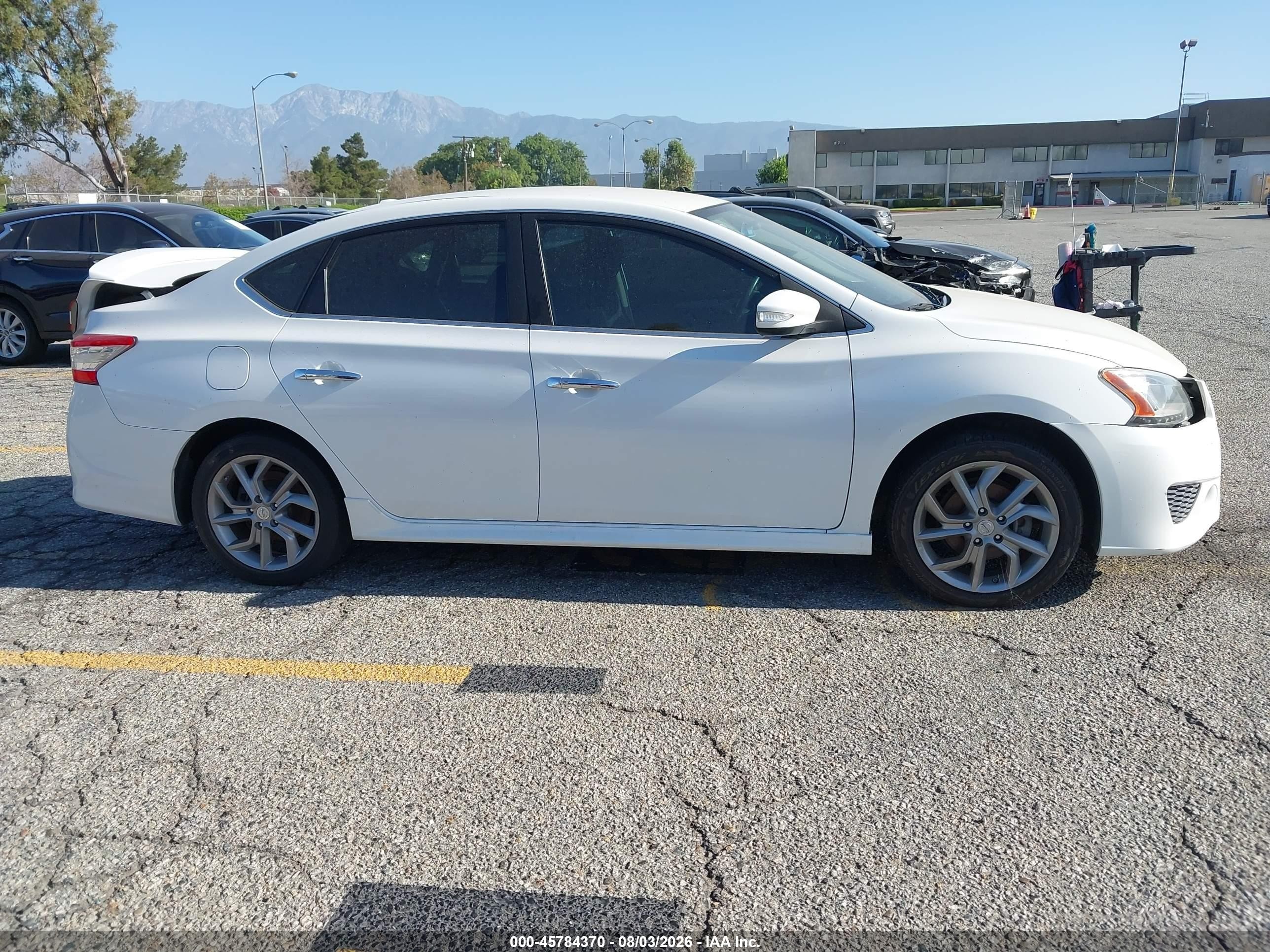 2015 Nissan Sentra Sr White vin: 3N1AB7AP6FY280009