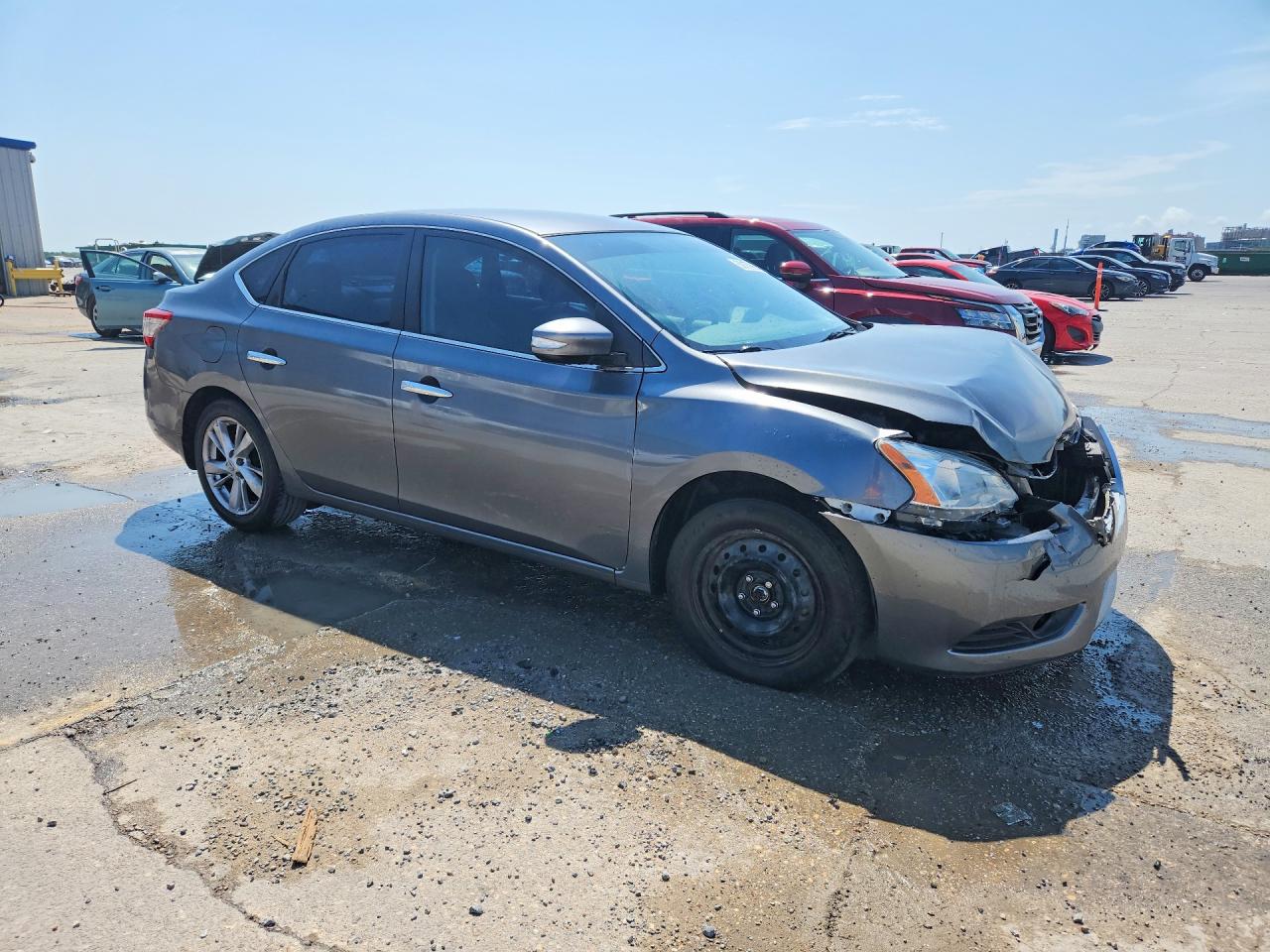 2015 Nissan Sentra Sl Gray vin: 3N1AB7AP6FY280303