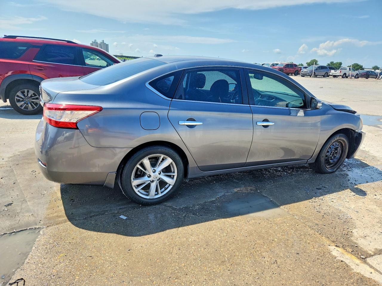 2015 Nissan Sentra Sl Gray vin: 3N1AB7AP6FY280303