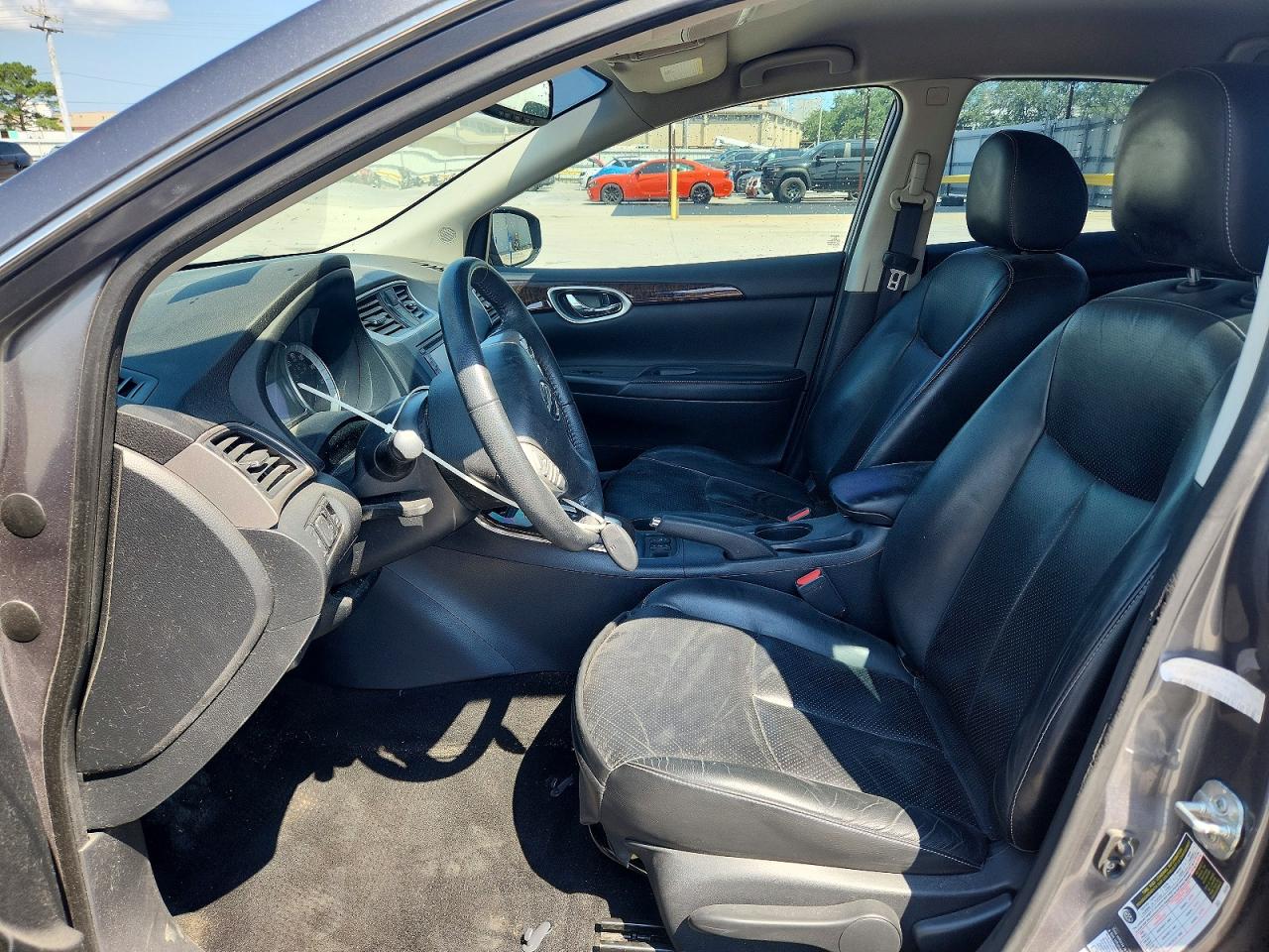 2015 Nissan Sentra Sl Gray vin: 3N1AB7AP6FY280303