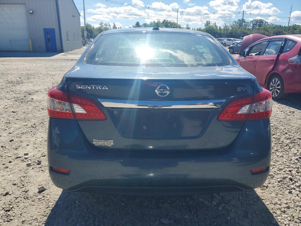 2015 Nissan Sentra Sv Blue vin: 3N1AB7AP6FY286781