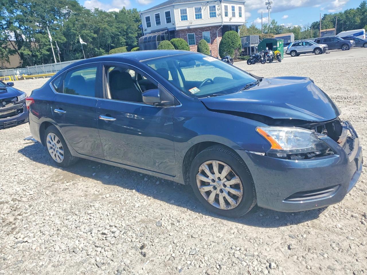2015 Nissan Sentra Sv Blue vin: 3N1AB7AP6FY286781