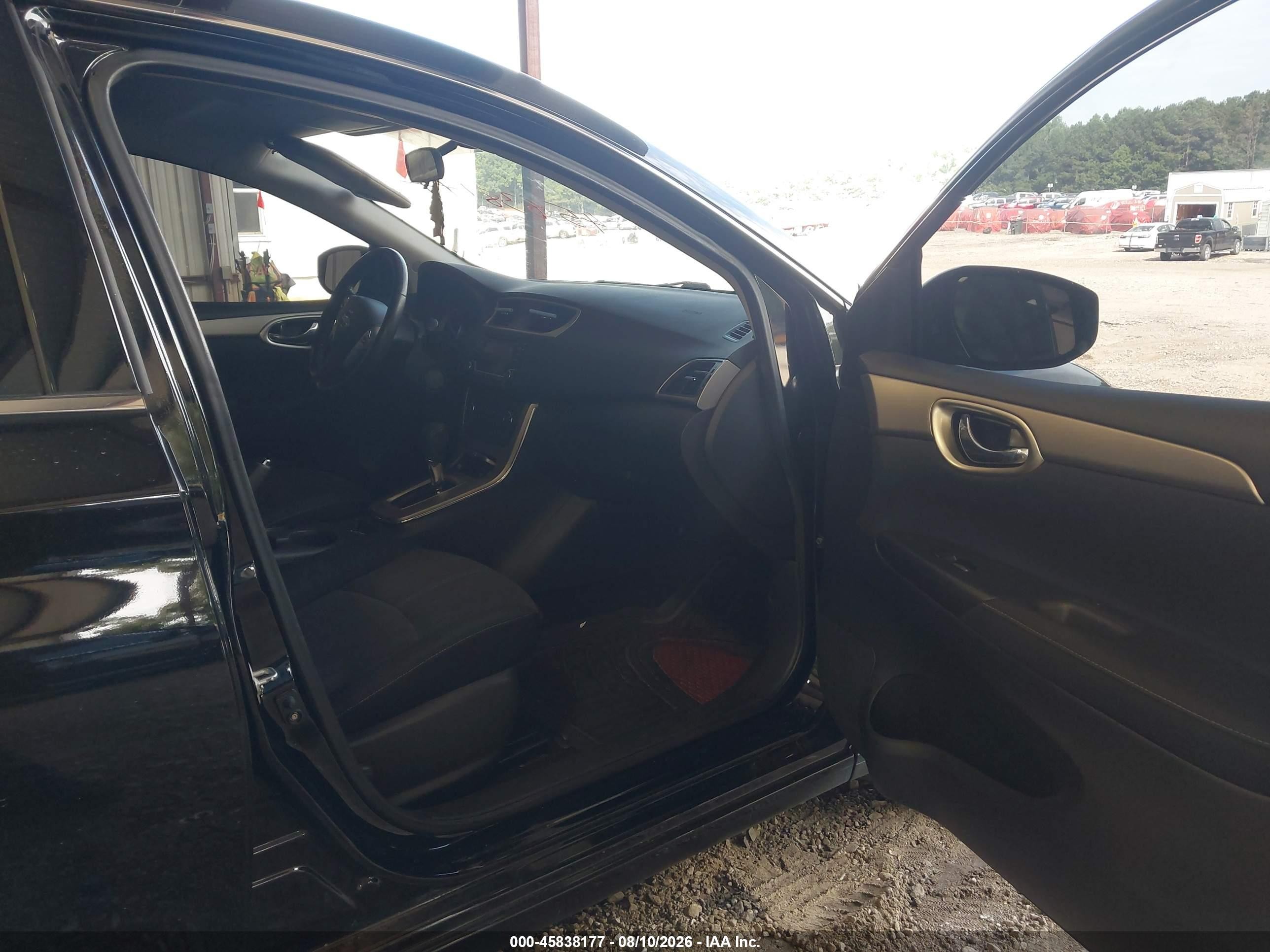 2015 Nissan Sentra Sv Black vin: 3N1AB7AP6FY294556