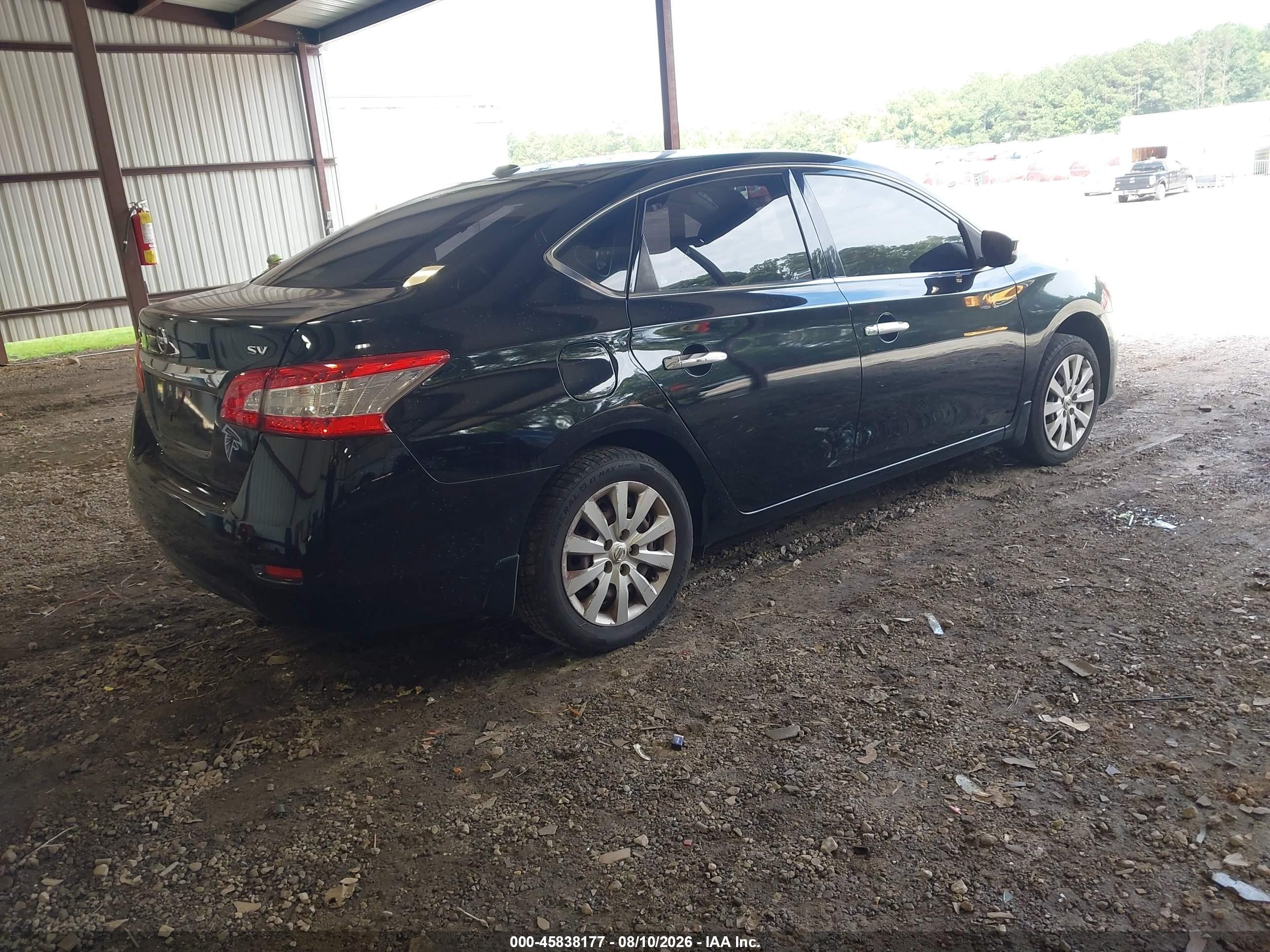 2015 Nissan Sentra Sv Black vin: 3N1AB7AP6FY294556