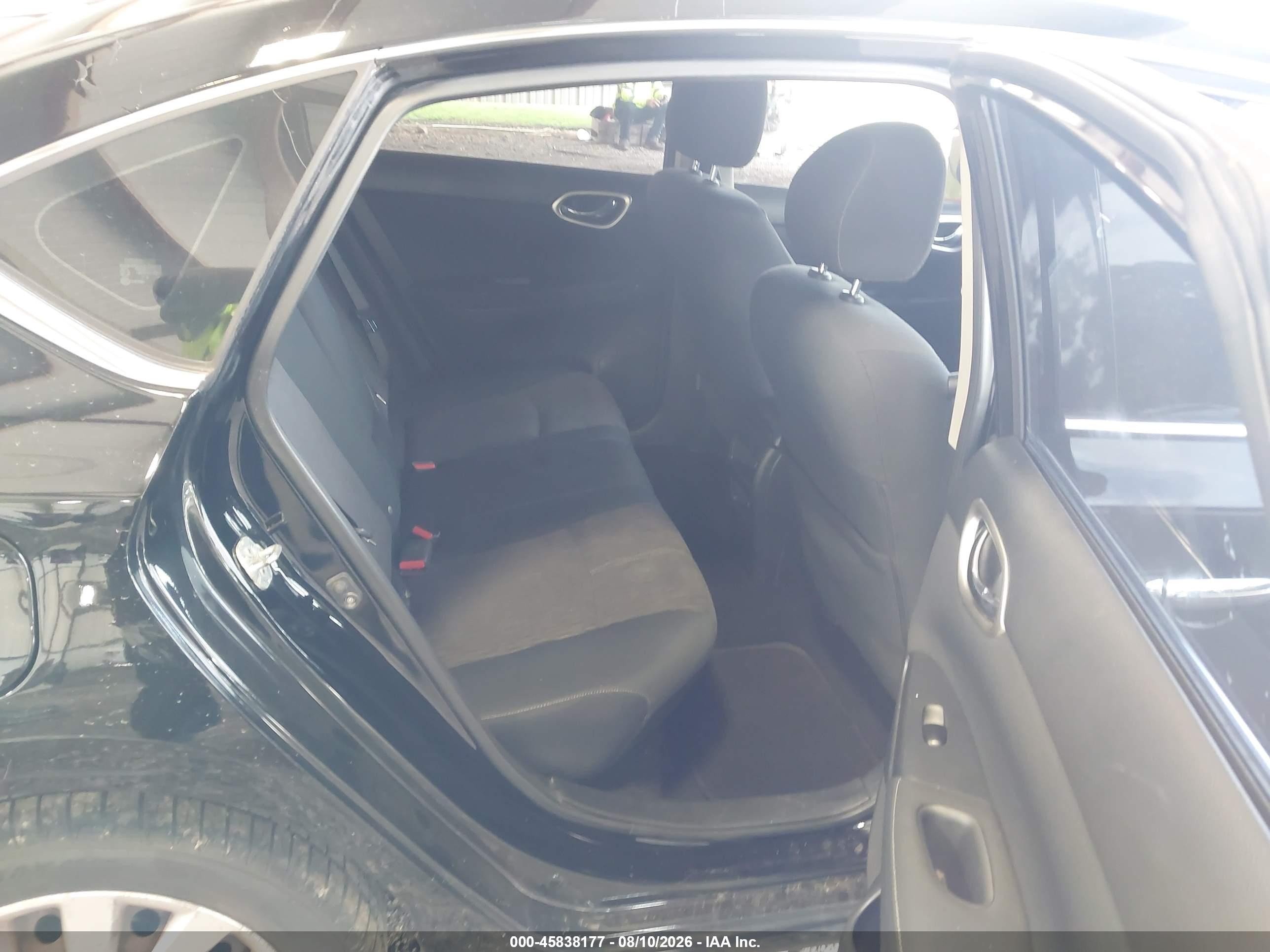 2015 Nissan Sentra Sv Black vin: 3N1AB7AP6FY294556