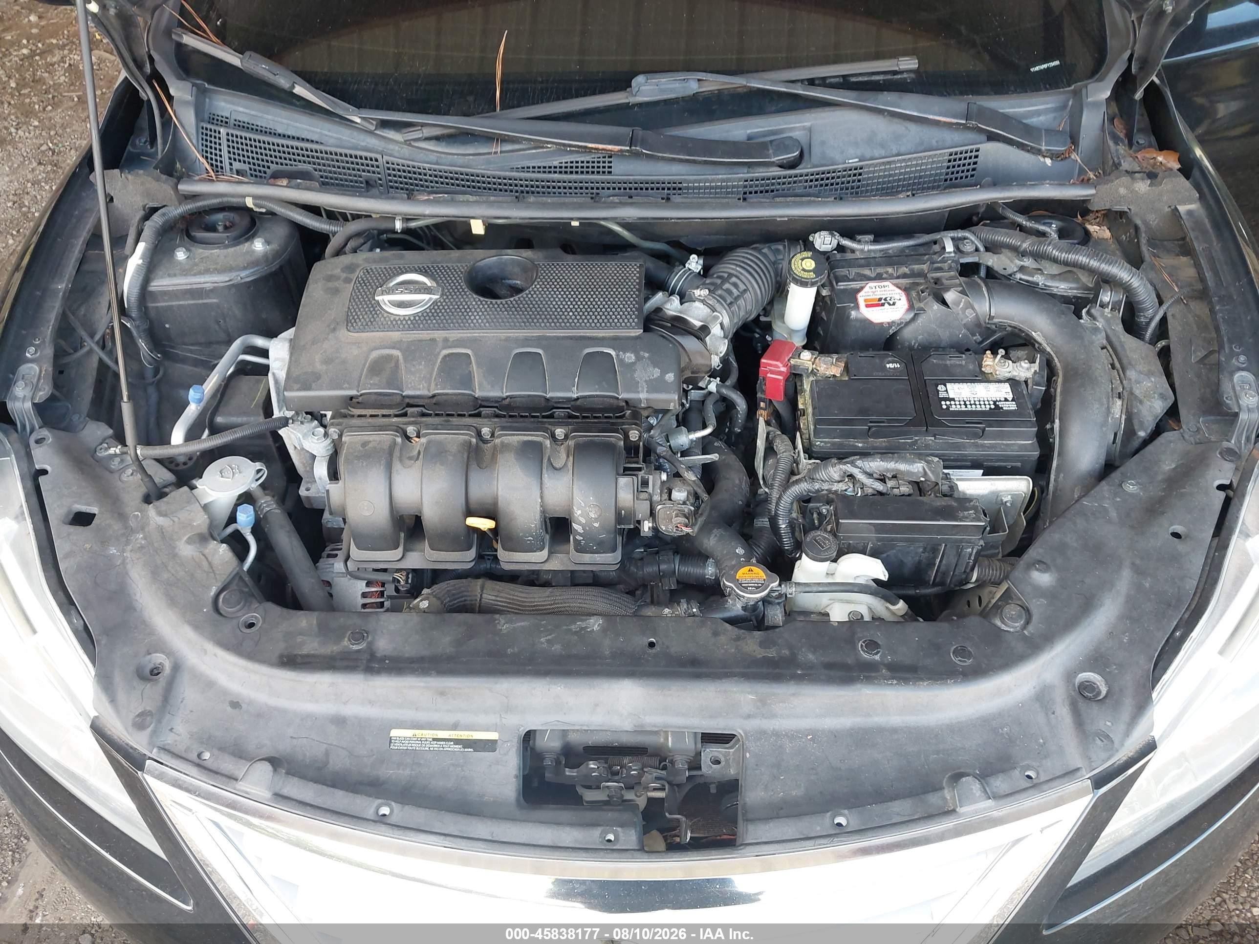2015 Nissan Sentra Sv Black vin: 3N1AB7AP6FY294556