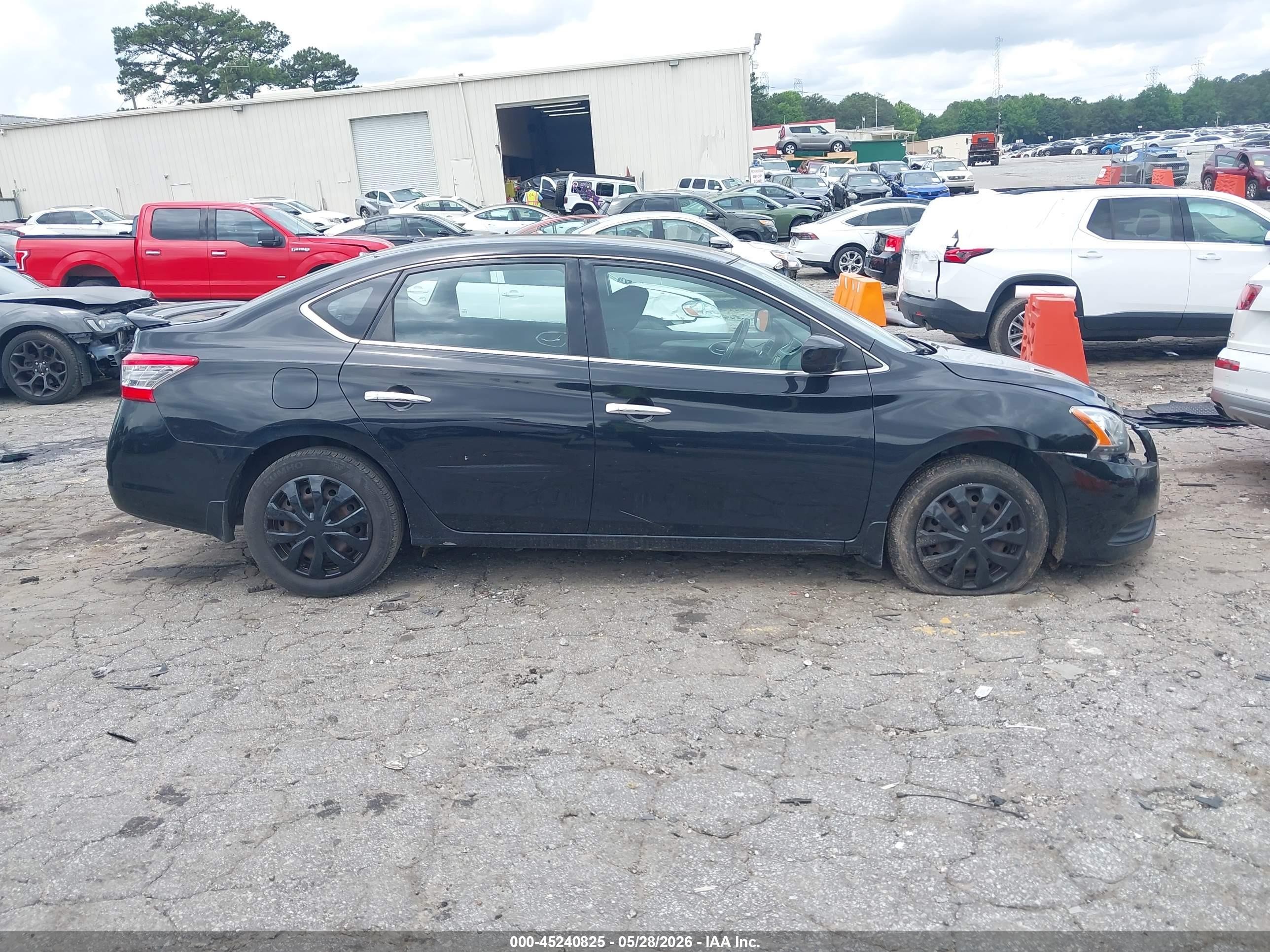 2015 Nissan Sentra Sv Черный vin: 3N1AB7AP6FY298803