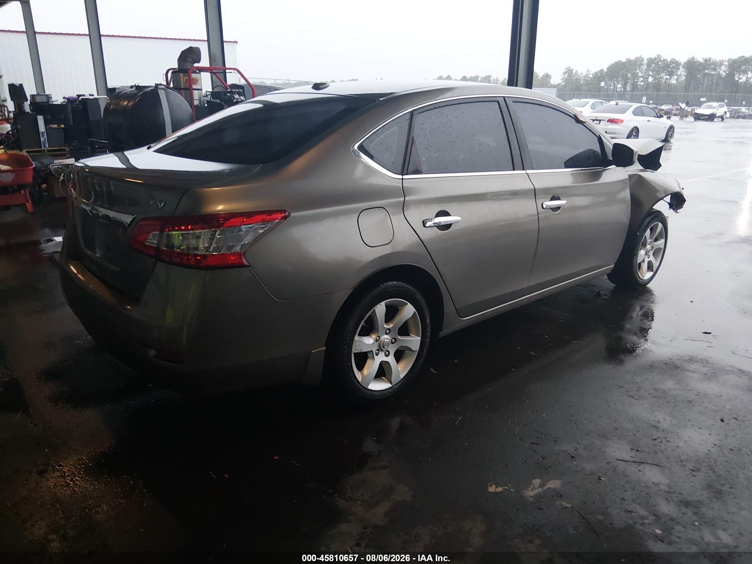 2015 Nissan Sentra Sv Gray vin: 3N1AB7AP6FY299658