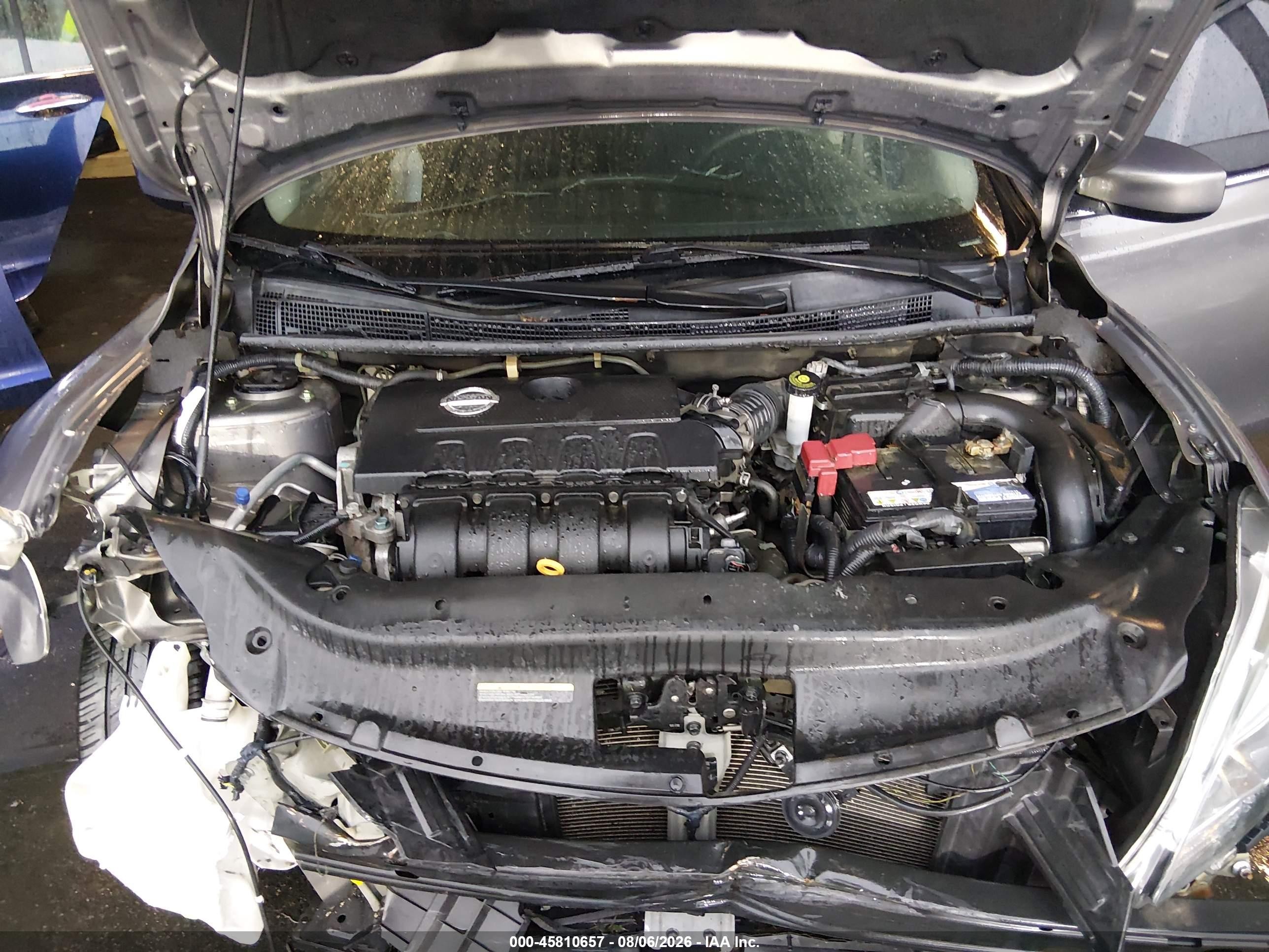 2015 Nissan Sentra Sv Gray vin: 3N1AB7AP6FY299658