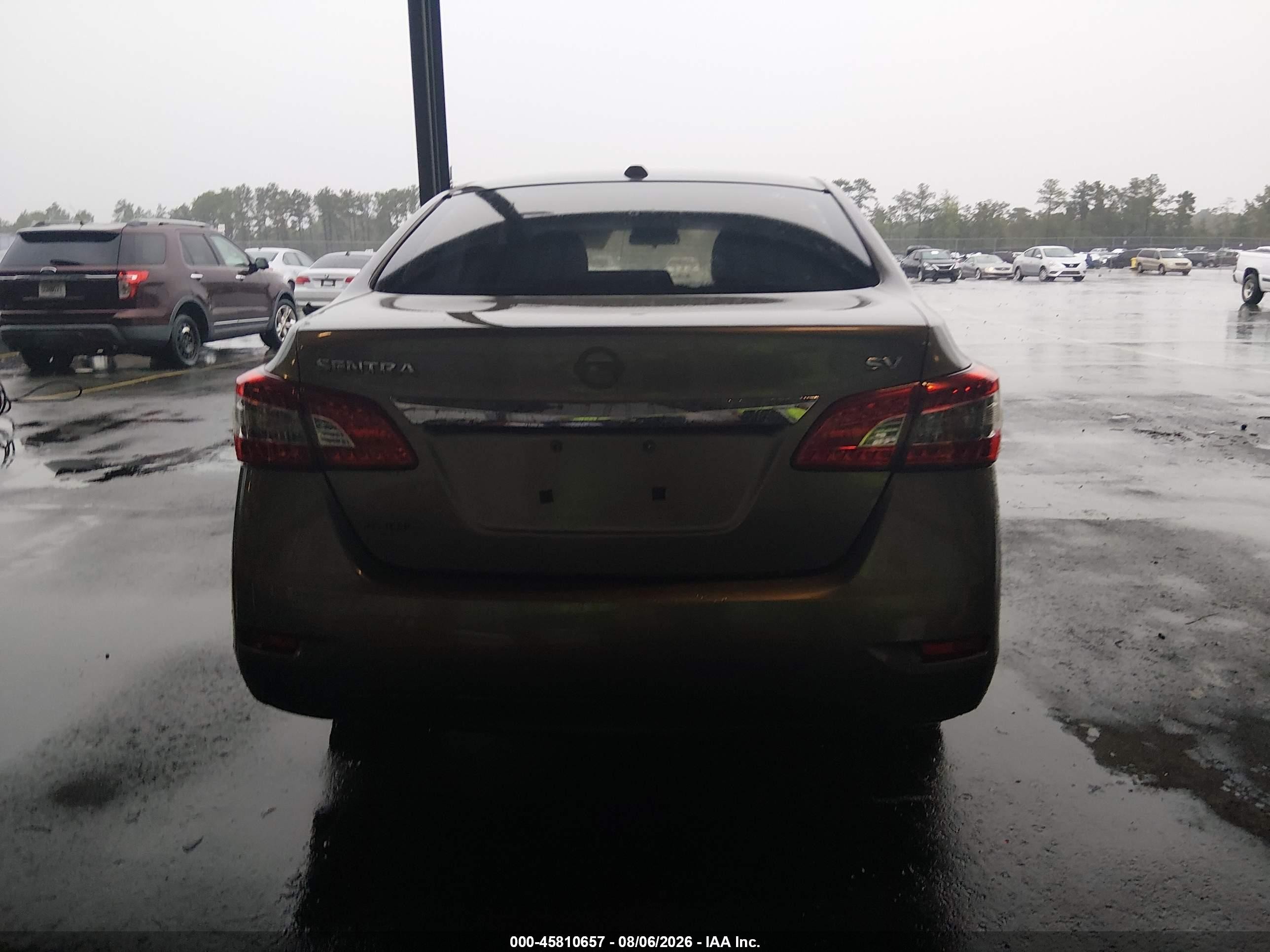2015 Nissan Sentra Sv Gray vin: 3N1AB7AP6FY299658