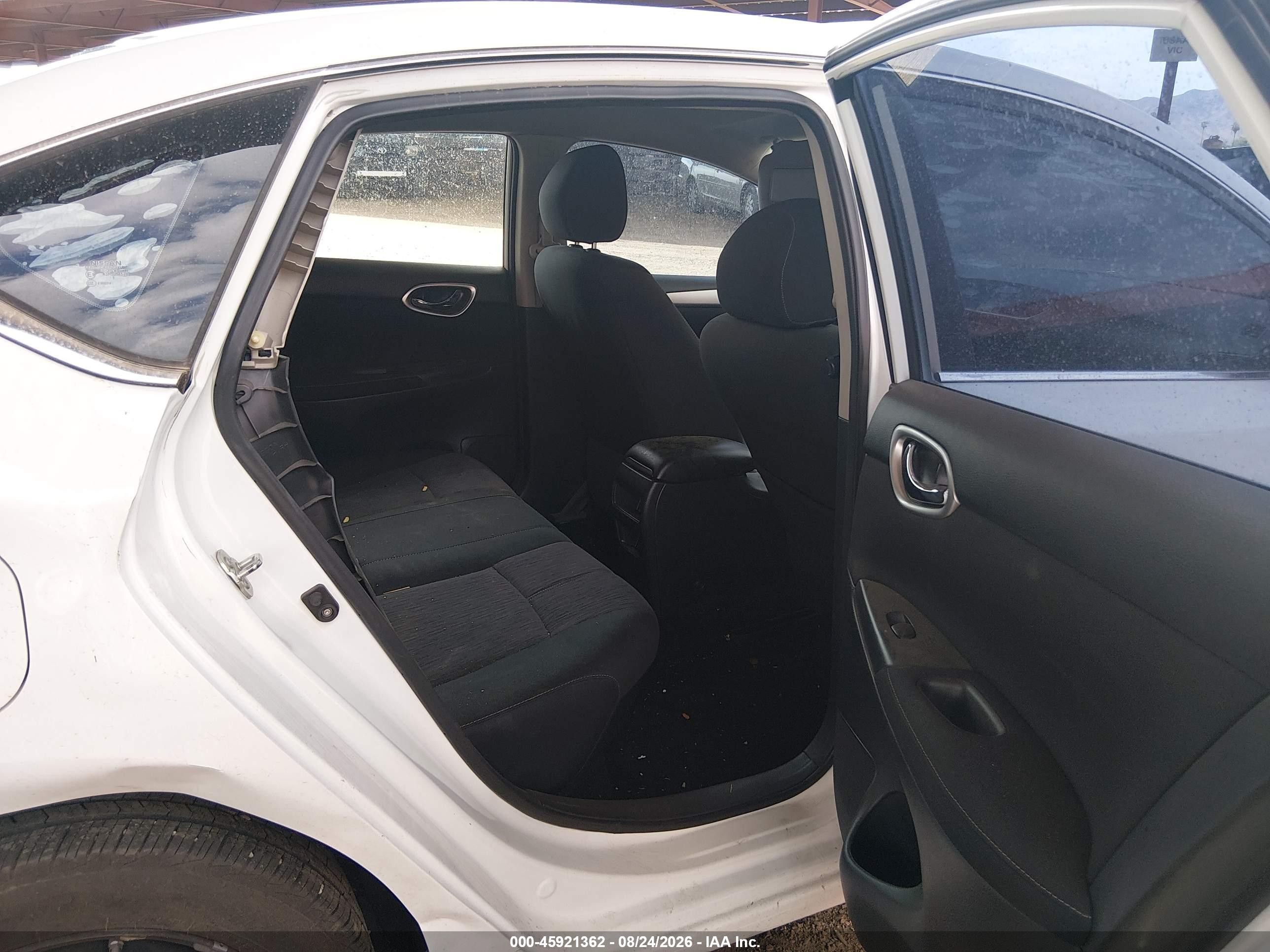 2015 Nissan Sentra Sv White vin: 3N1AB7AP6FY303725