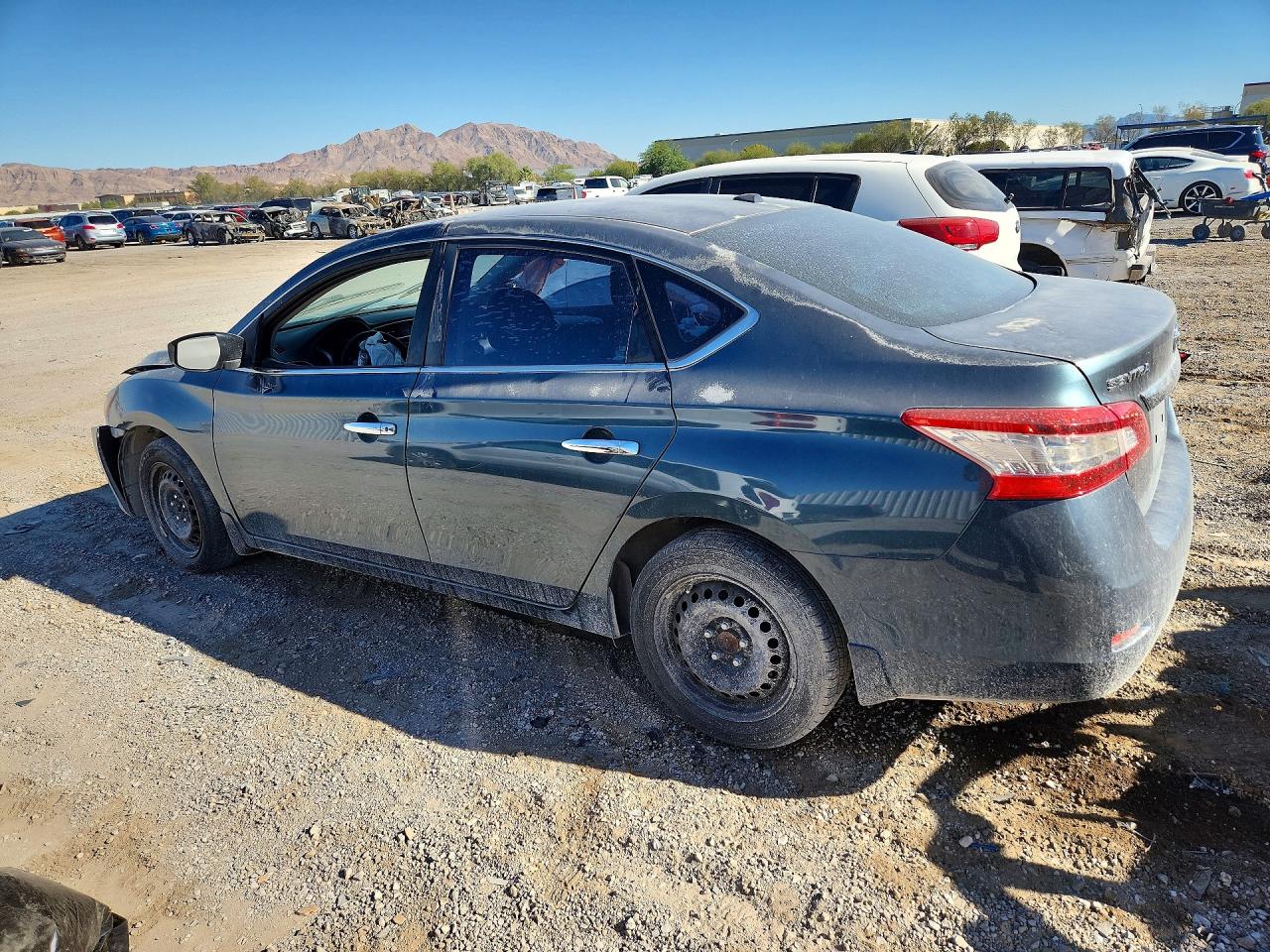 2015 Nissan Sentra Green vin: 3N1AB7AP6FY304647