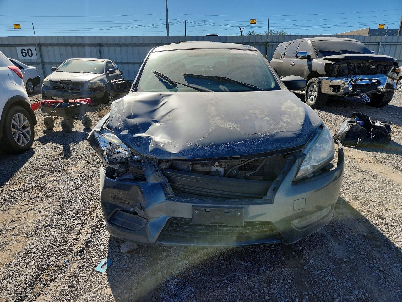 2015 Nissan Sentra Green vin: 3N1AB7AP6FY304647