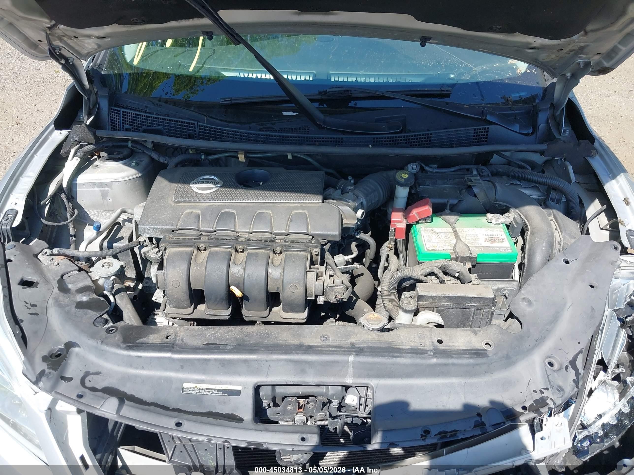 2015 Nissan Sentra Sv Серебряный vin: 3N1AB7AP6FY304907