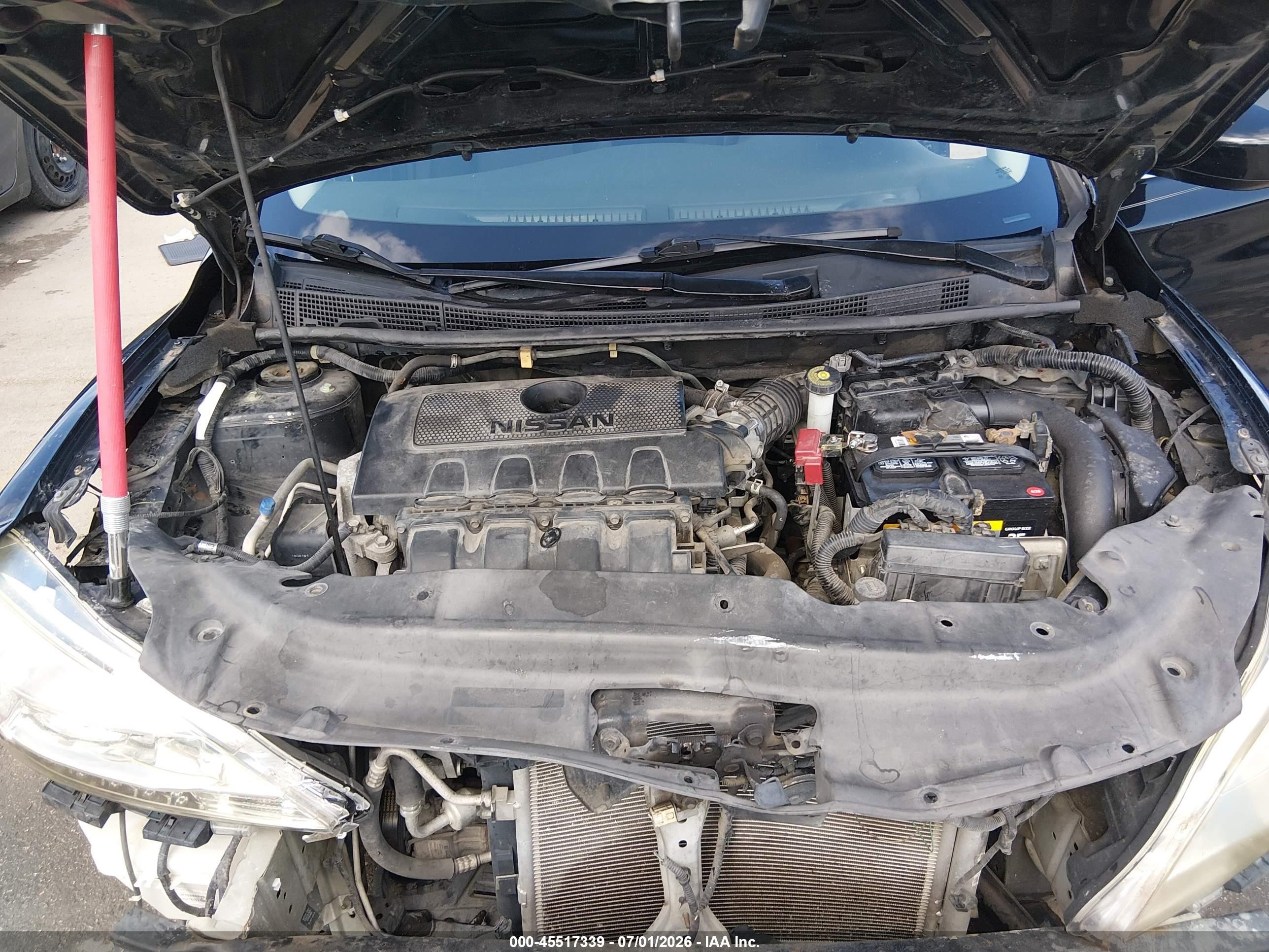 2015 Nissan Sentra S Black vin: 3N1AB7AP6FY314739