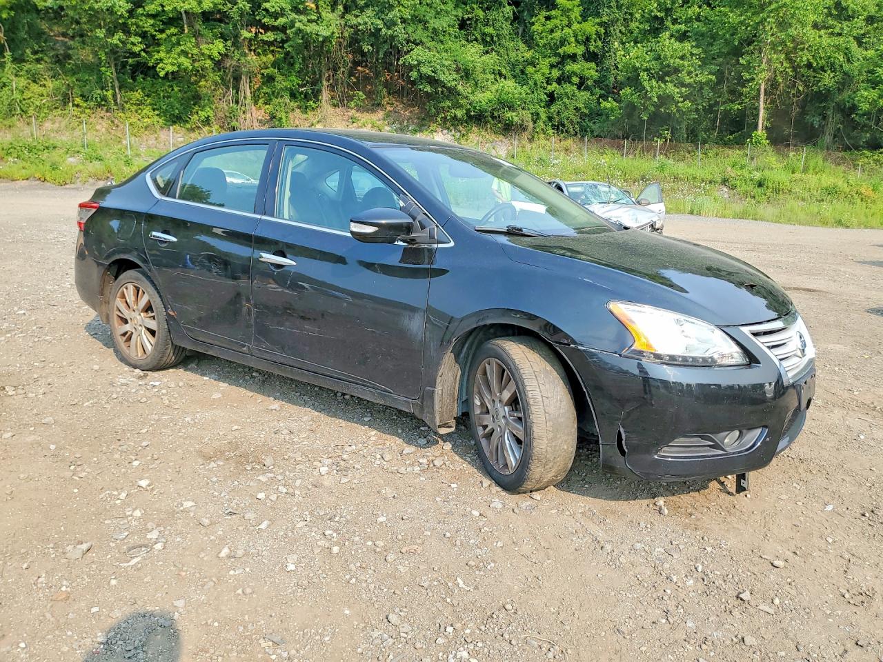 2015 Nissan Sentra Sl Black vin: 3N1AB7AP6FY315695