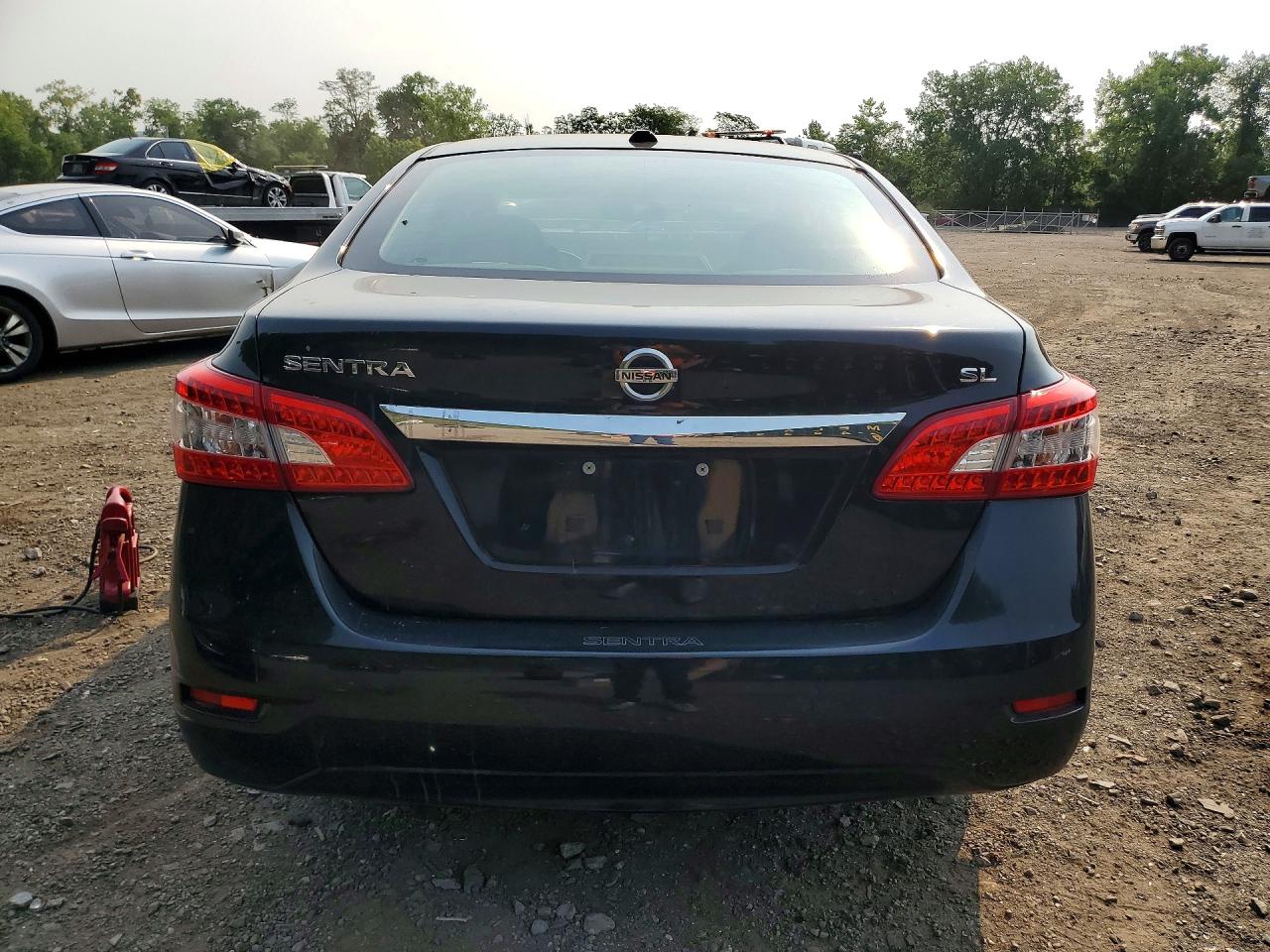 2015 Nissan Sentra Sl Black vin: 3N1AB7AP6FY315695