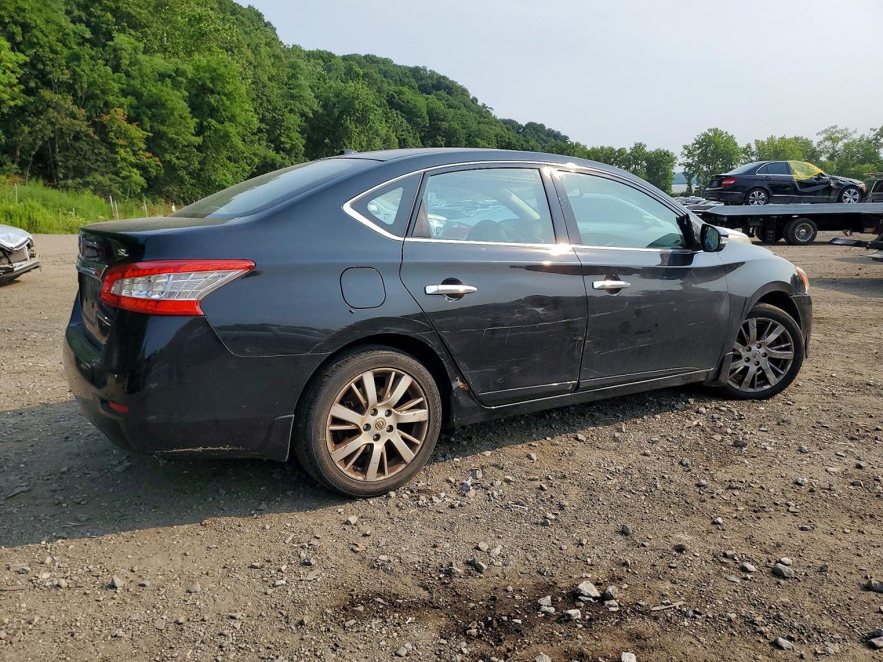 2015 Nissan Sentra Sl Black vin: 3N1AB7AP6FY315695