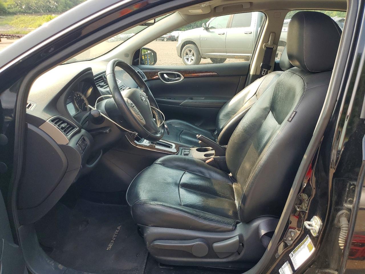 2015 Nissan Sentra Sl Black vin: 3N1AB7AP6FY315695