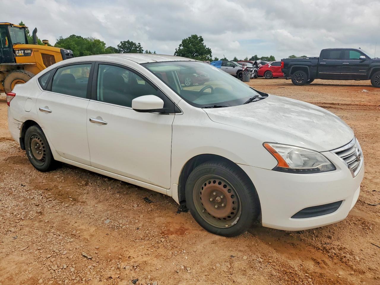 2015 Nissan Sentra Fe+ S White vin: 3N1AB7AP6FY329029