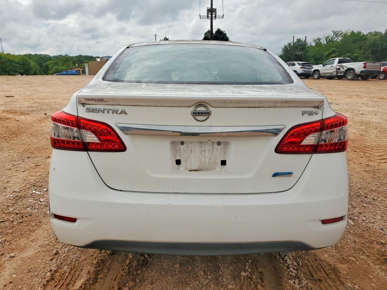 2015 Nissan Sentra Fe+ S White vin: 3N1AB7AP6FY329029
