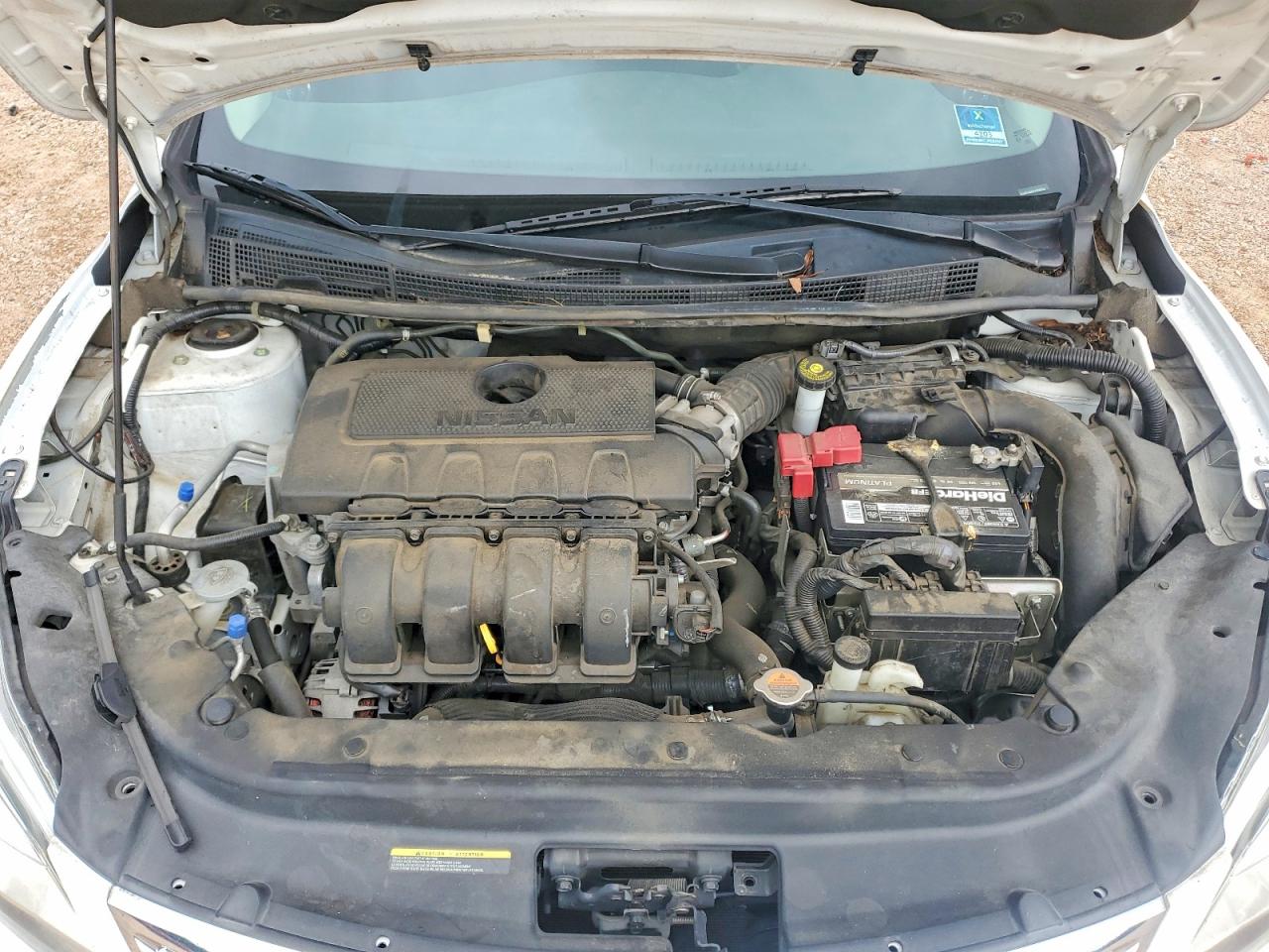 2015 Nissan Sentra Fe+ S White vin: 3N1AB7AP6FY329029