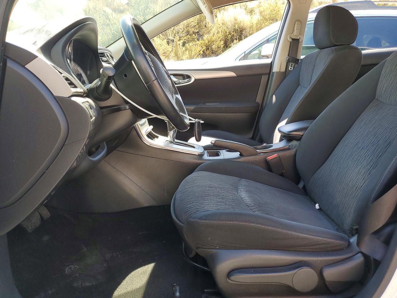 2015 Nissan Sentra Sv White vin: 3N1AB7AP6FY331783